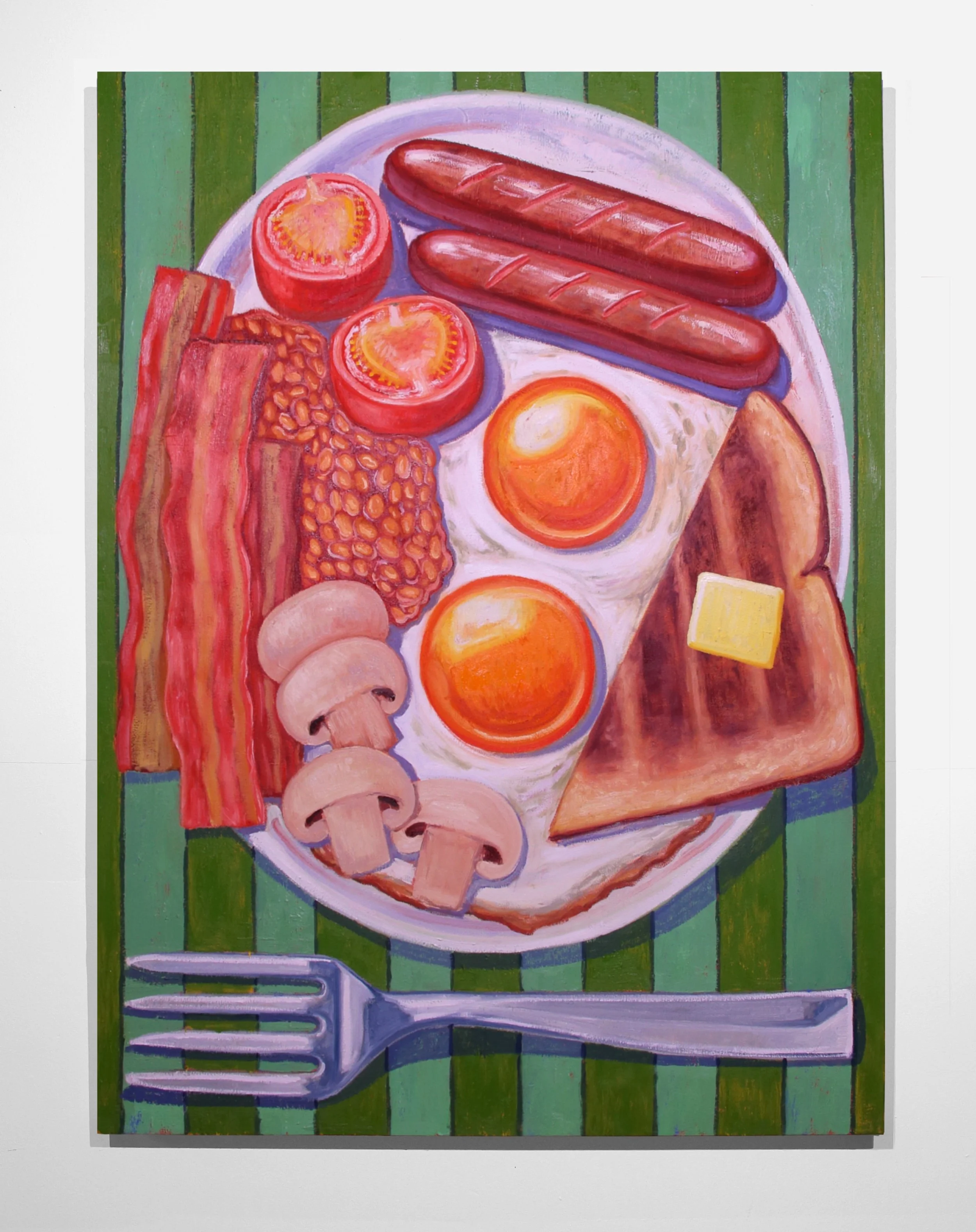 Breakfast, 36x48", Oil on Canvas