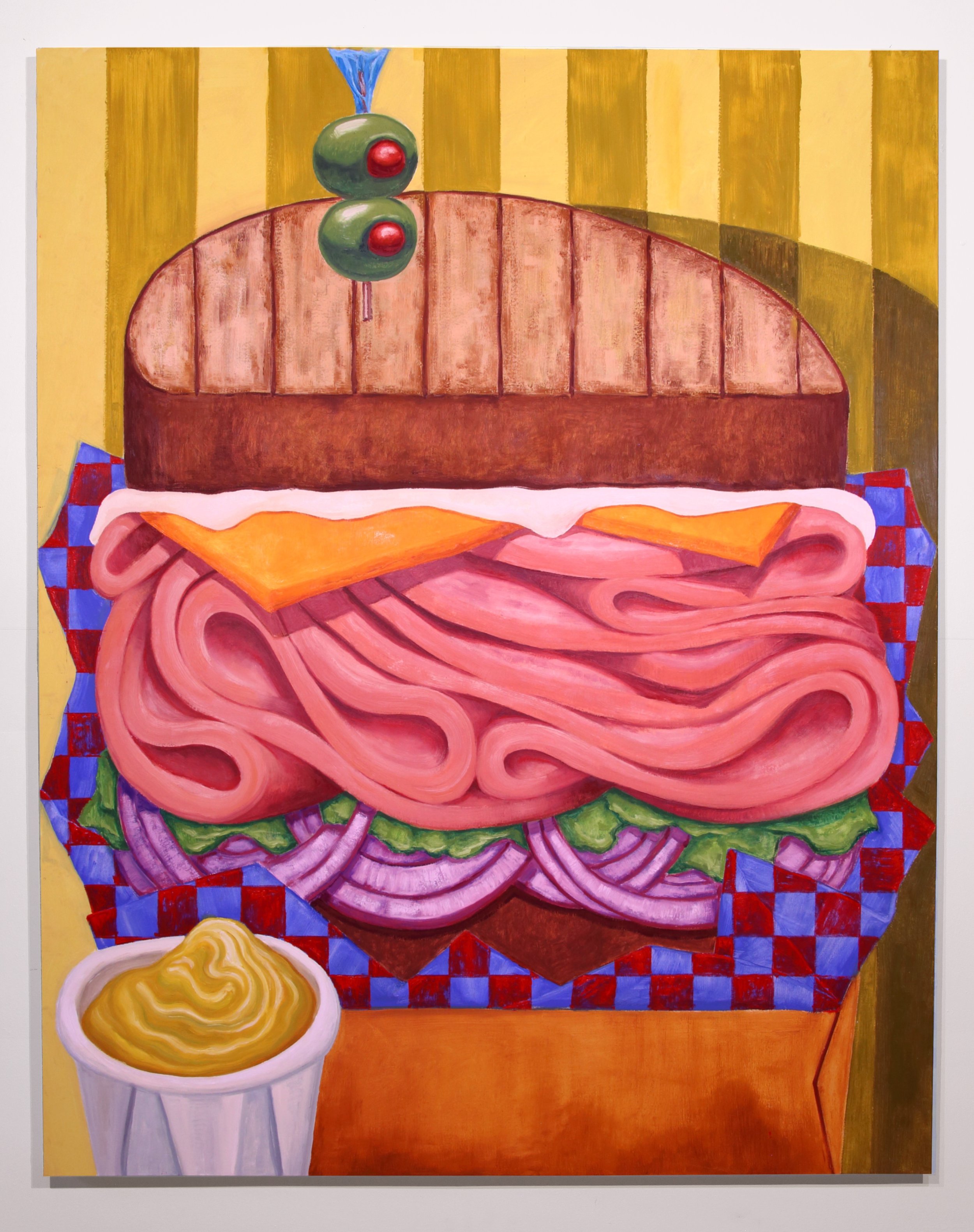 Sandwich, 48x60", Oil on Linen