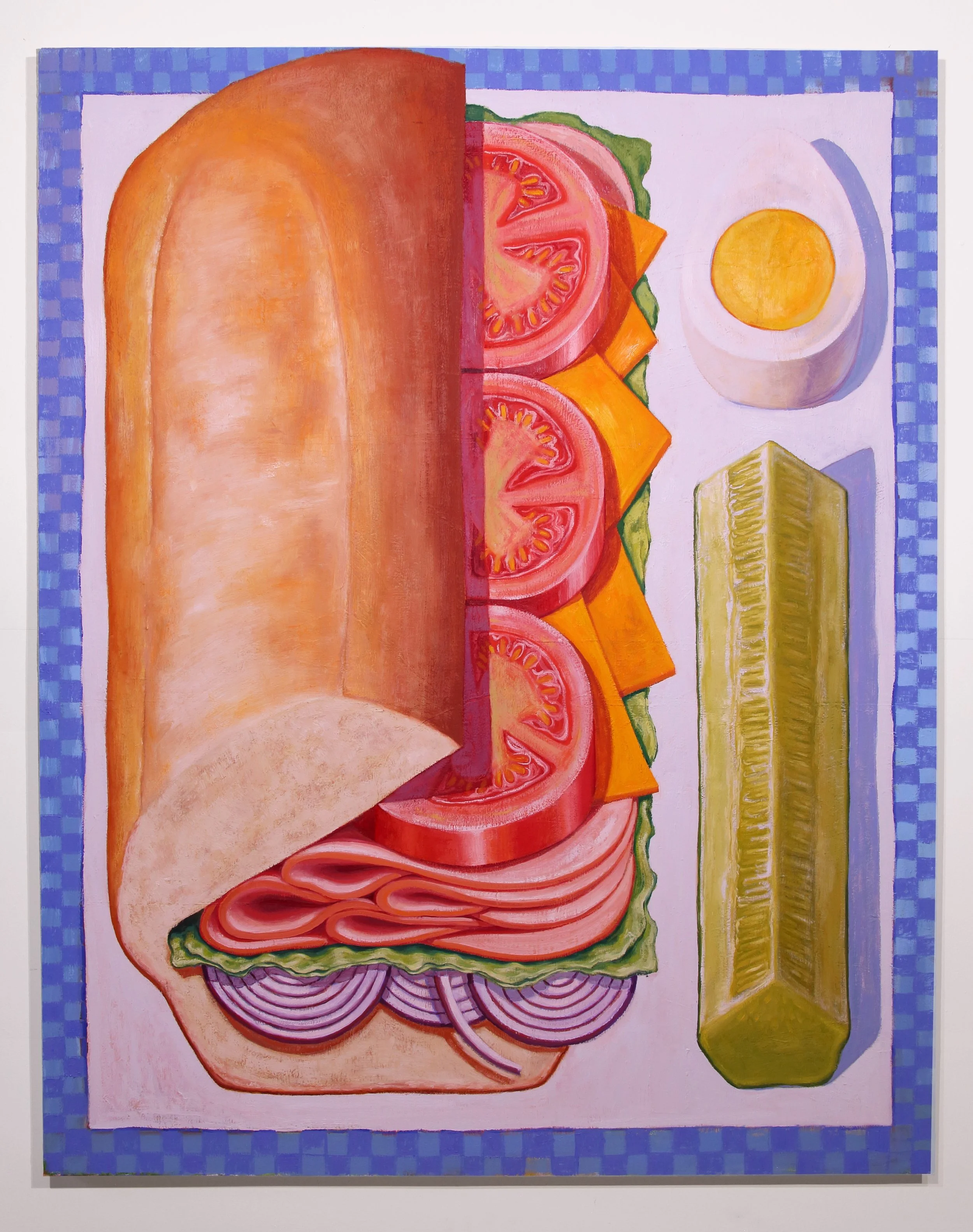 Lunch, 48x60", Oil on Linen
