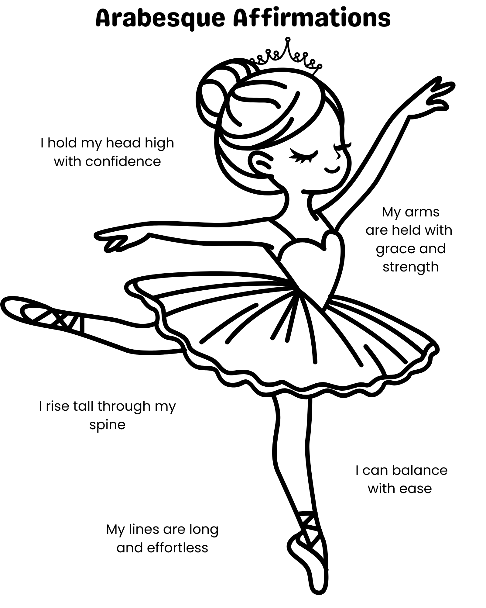 Arabesque Affirmations