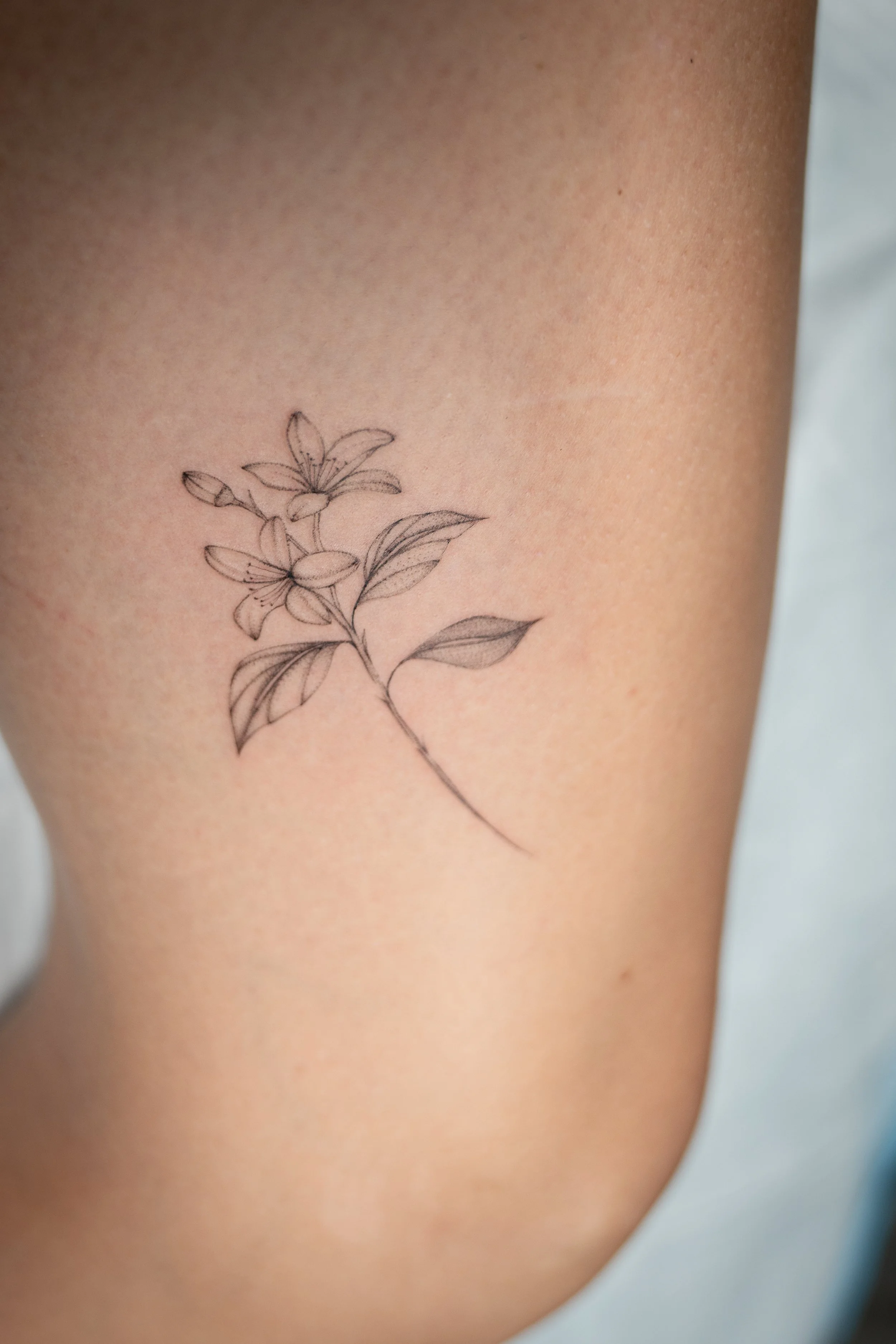 Single needle floral 