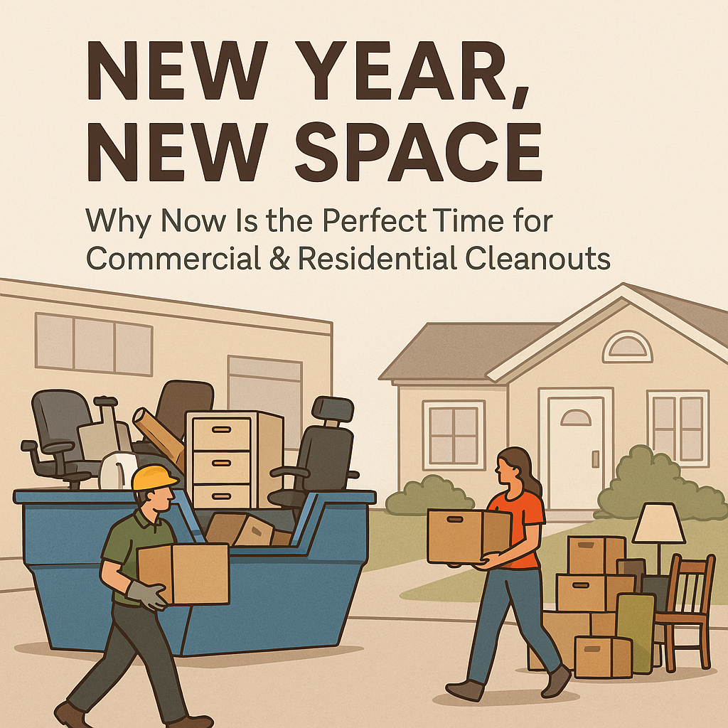 New Year, New Space: Why Now Is the Perfect Time for Commercial &amp; Residential Cleanouts