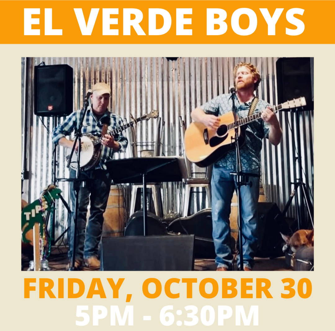 El Verde Boys Spirits of Blanco Festival Friday October 30 5pm-6:30pm