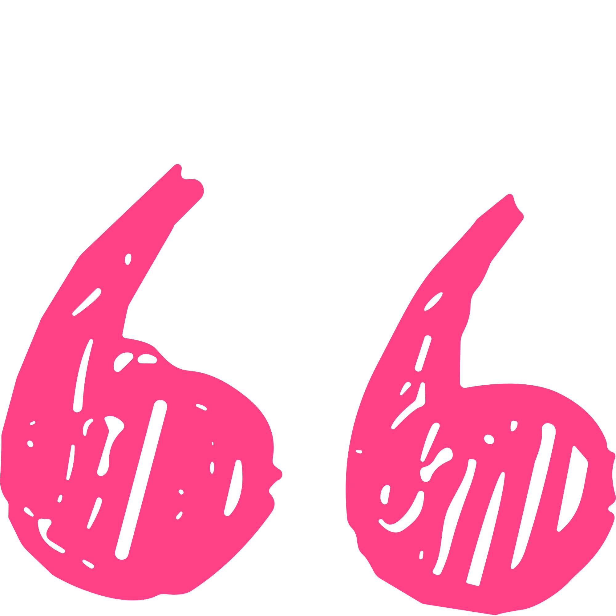 Lionhead Digital | Pink hand-drawn quotation mark illustration