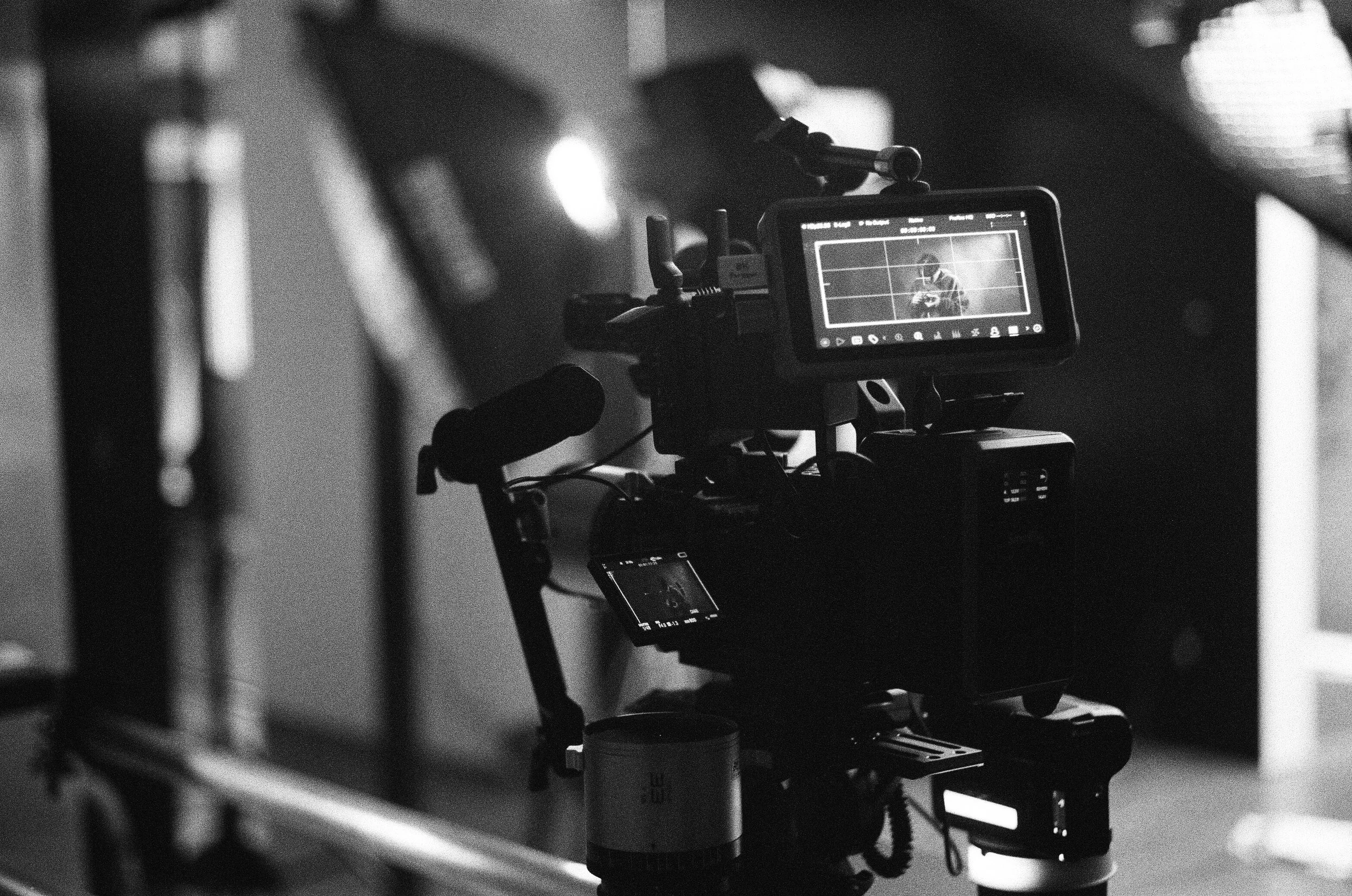 On set during the making of Angels.
