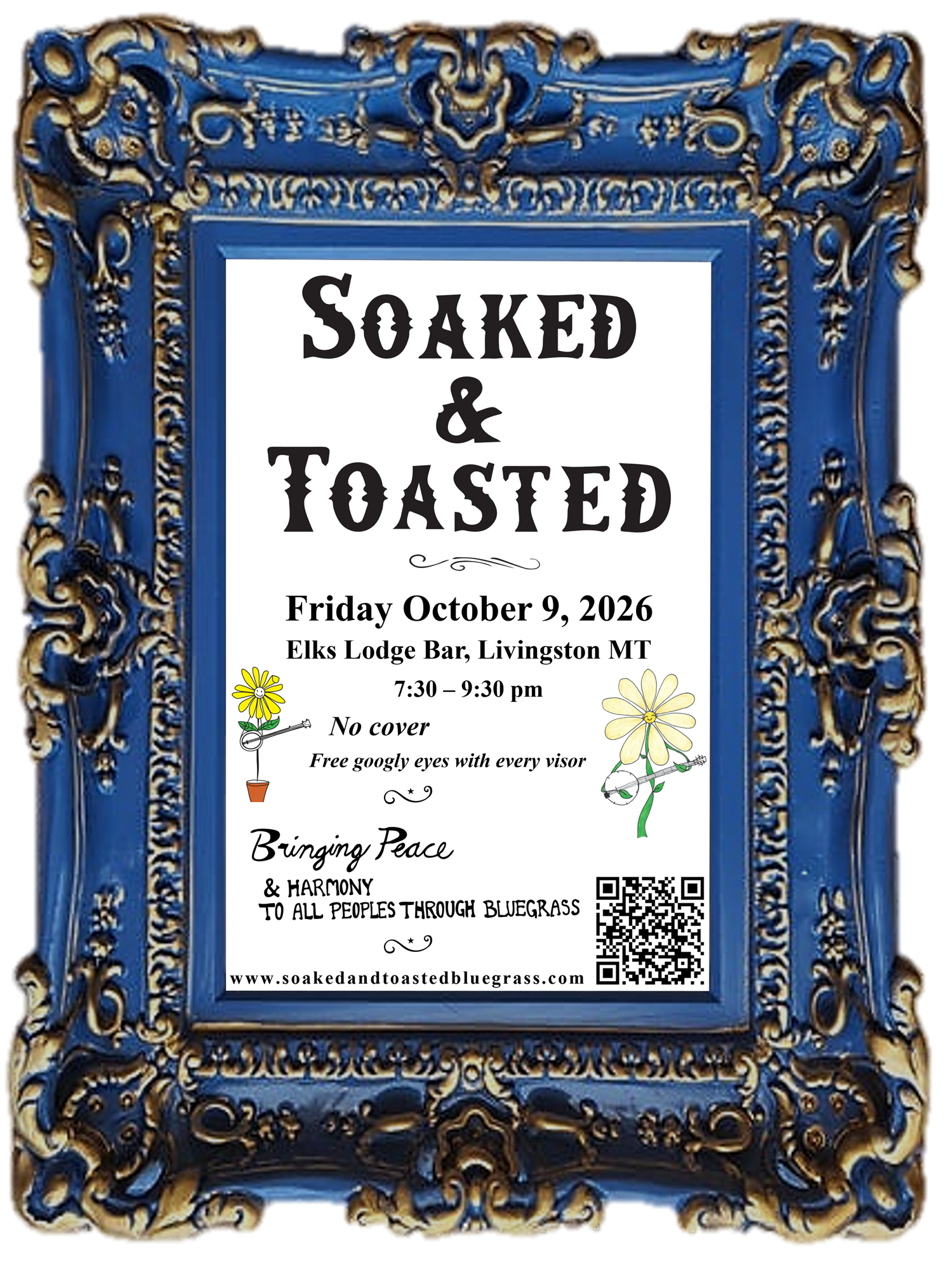 Soaked & Toasted bluegrass at the Elks bar in Livingston on Friday October 9, 2026.