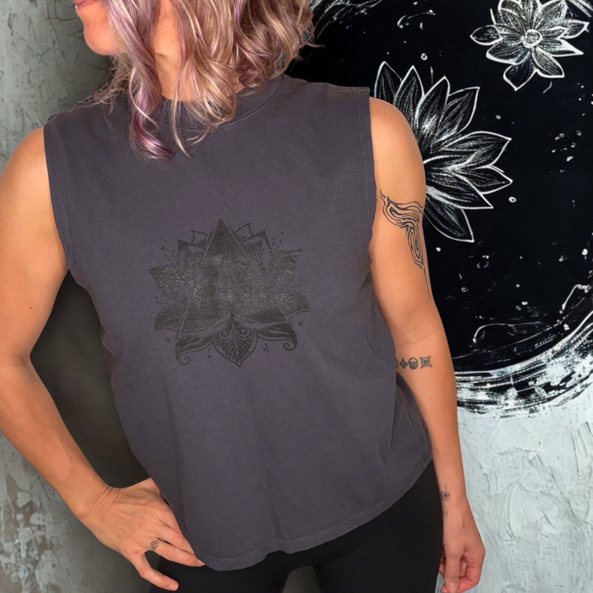 Haute Yogi - Muscle Tank - Anjali A