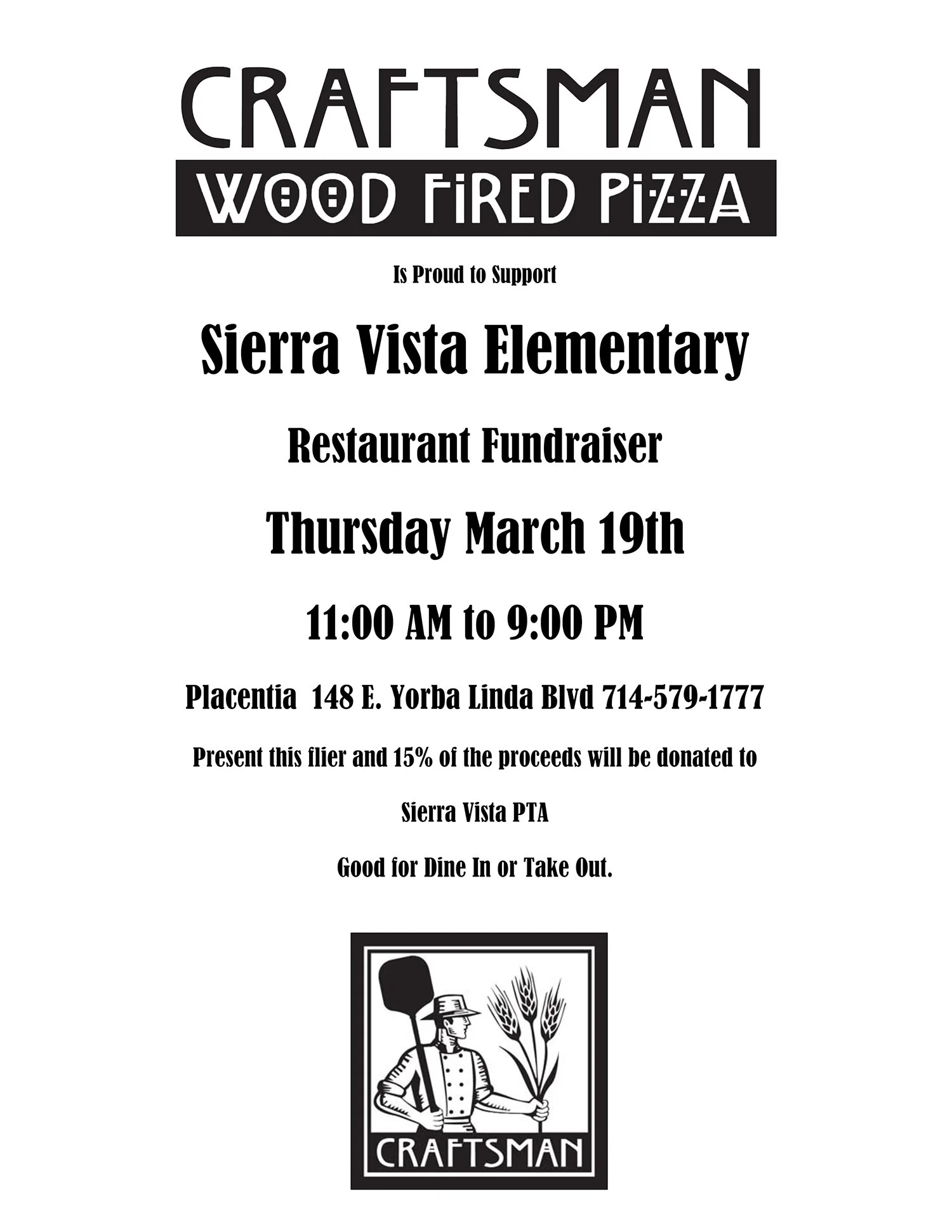 March 19, 2026 | Craftsman Pizza