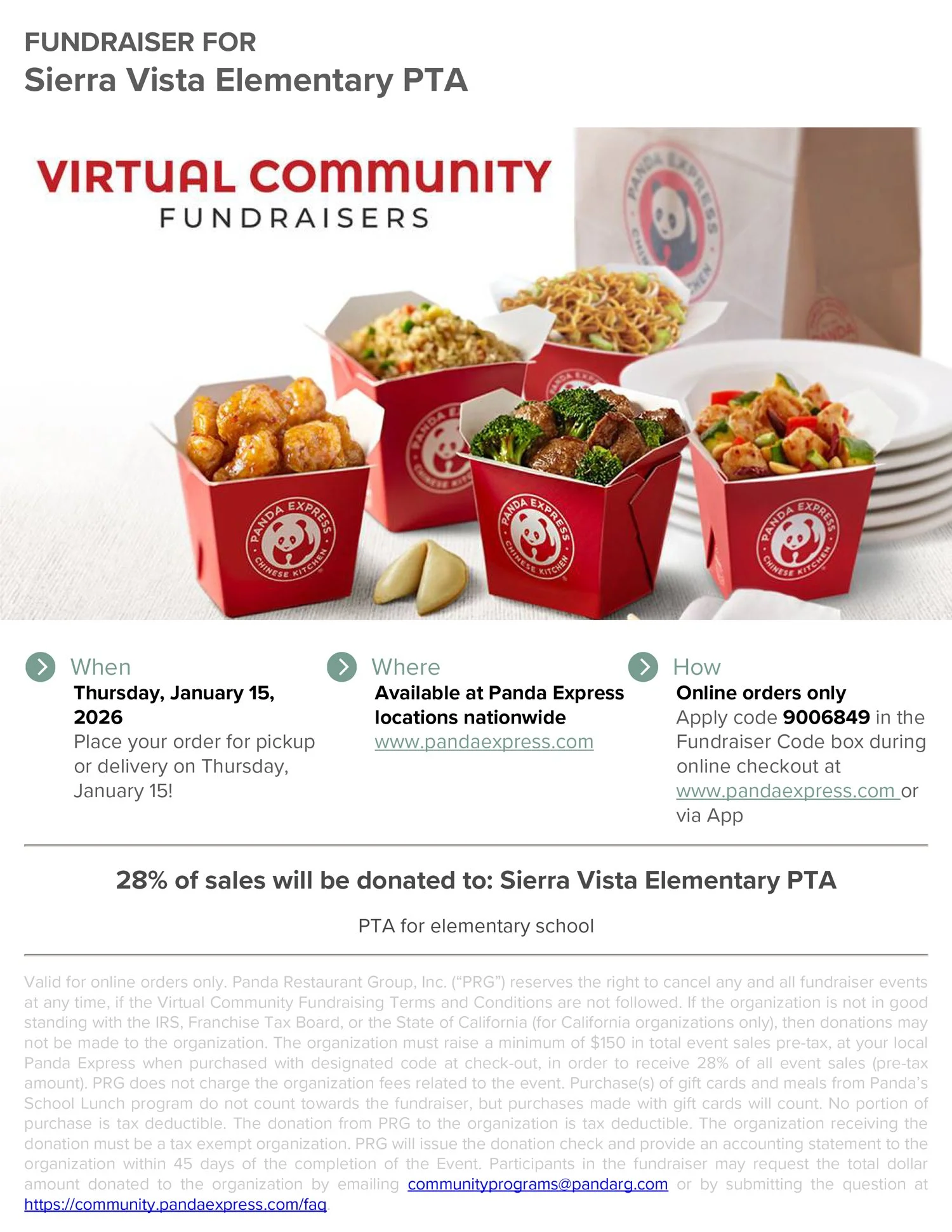 panda express flyer