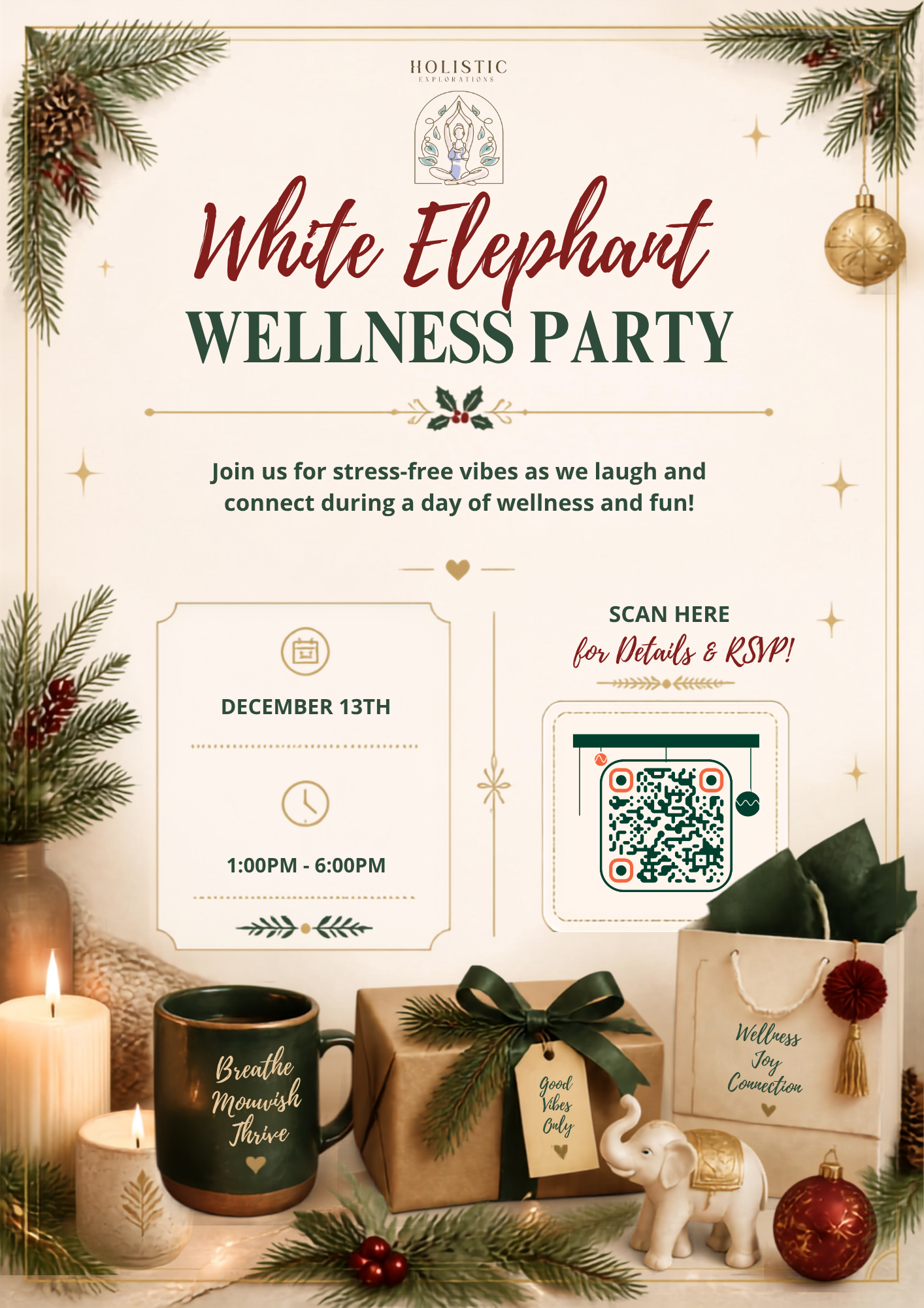White Elephant Wellness Party