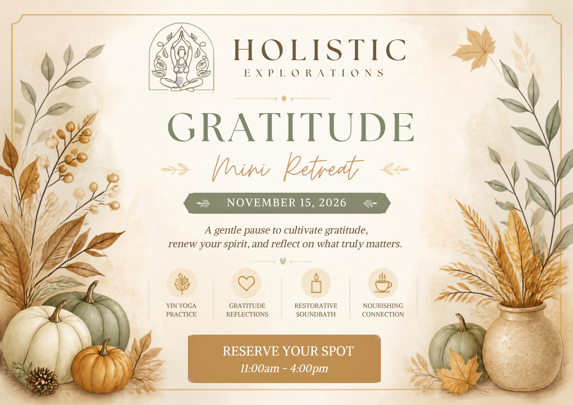 Gratitude Mini Retreat