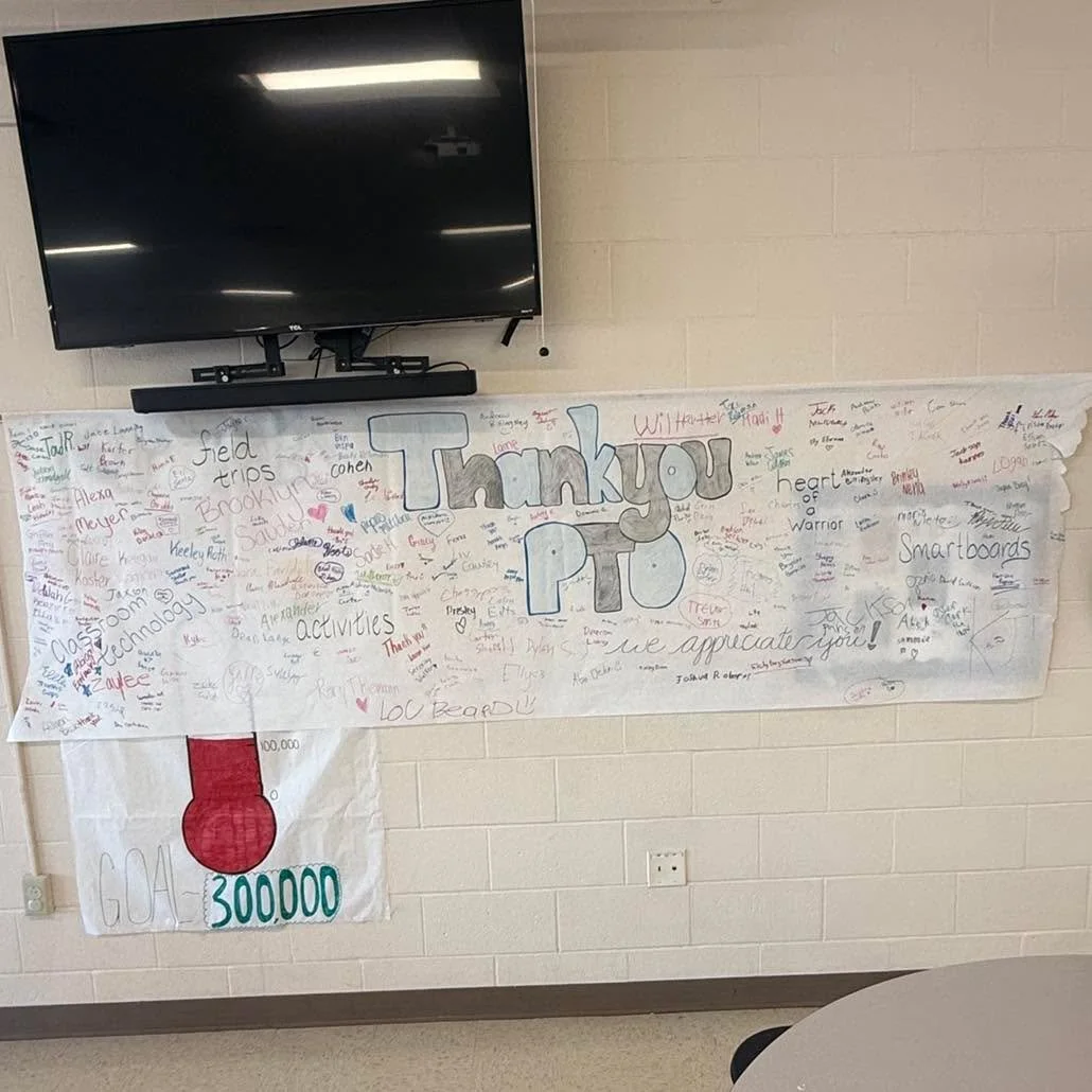 This right here&hellip; 💙

Seeing this &ldquo;Thank You PTO&rdquo; banner filled with student names, messages, and little notes is the kind of thing that stops you in your tracks. It&rsquo;s easy to get caught up in the behind-the-scenes work &mdash