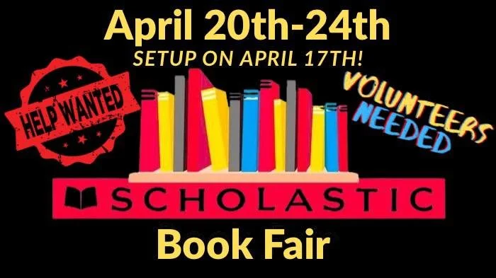 📚✨ The Spring Book Fair is almost here! ✨📚

We&rsquo;re still in need of a few volunteers to help make this a great experience for our students. You can join us for setup this Friday or check out times next week to jump in and help!

Book fairs are