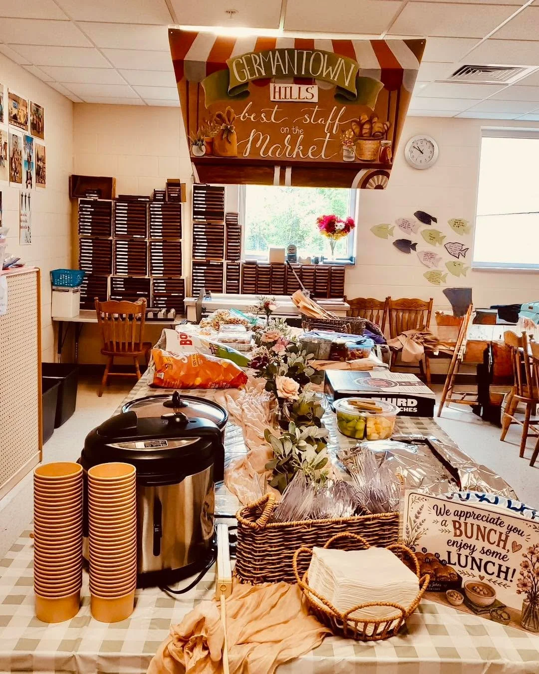Today we had the opportunity to spoil all of our amazing teachers and staff with lunch because truly&hellip; we couldn&rsquo;t PICK a better bunch! 🥪🍲🧁

This week has been so special already, and we still have more surprises up our sleeve for the 