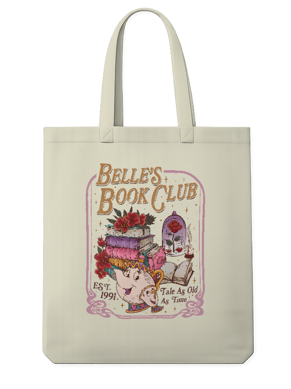 Belle's Bookclub Tote bag