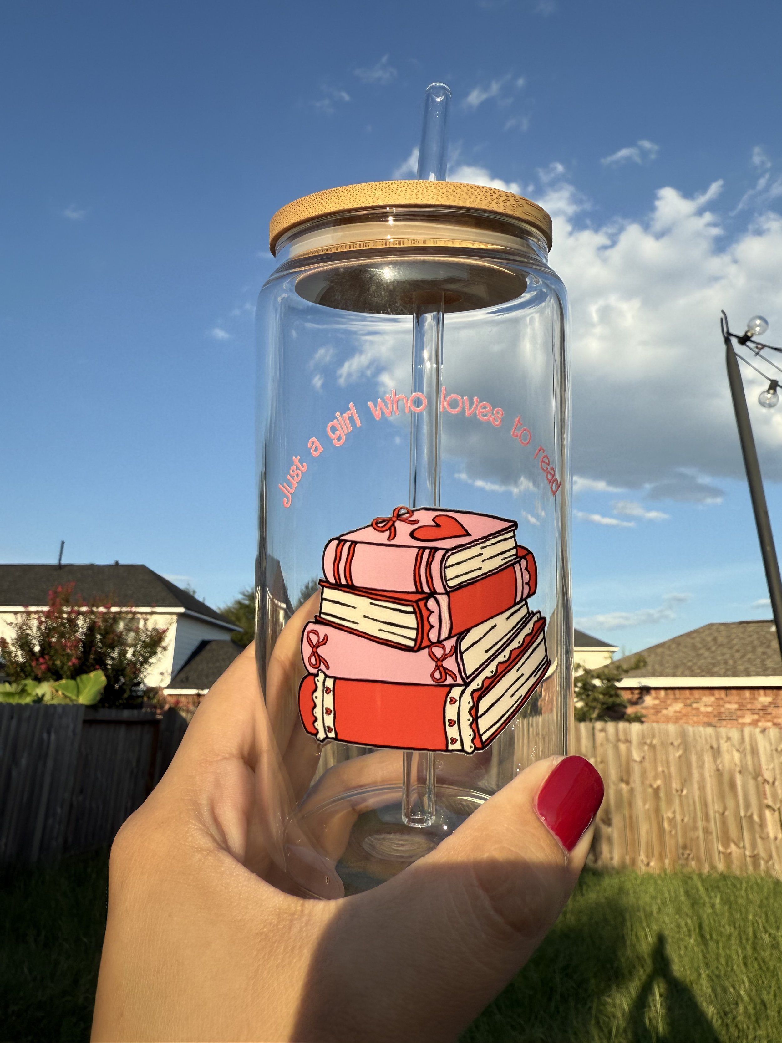 16oz Just A Girl Cup