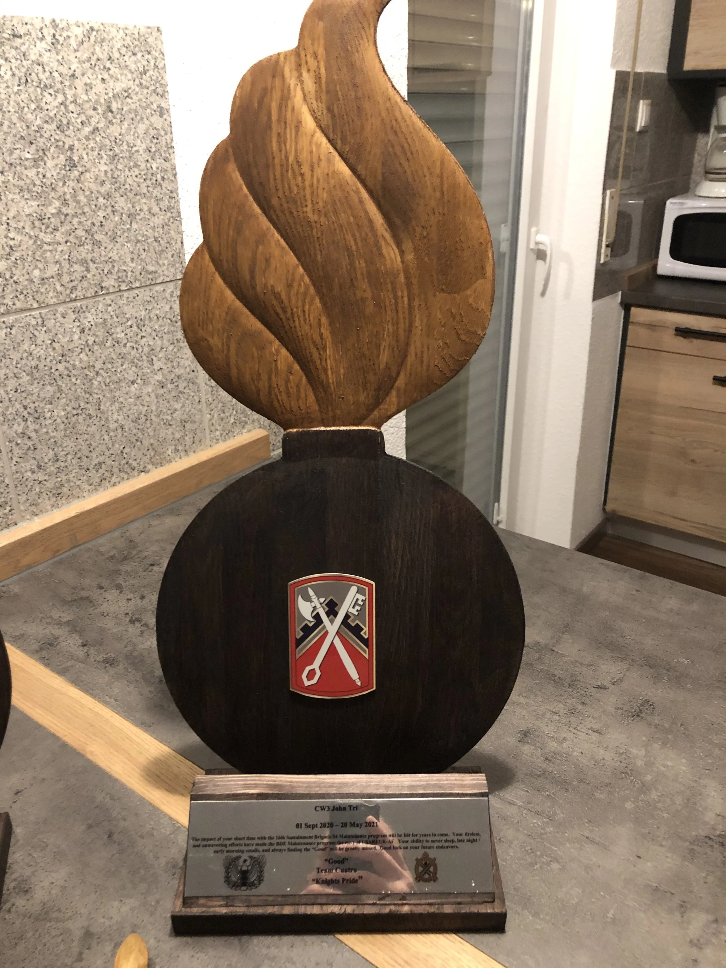 3D Carved Ordnance Bomb