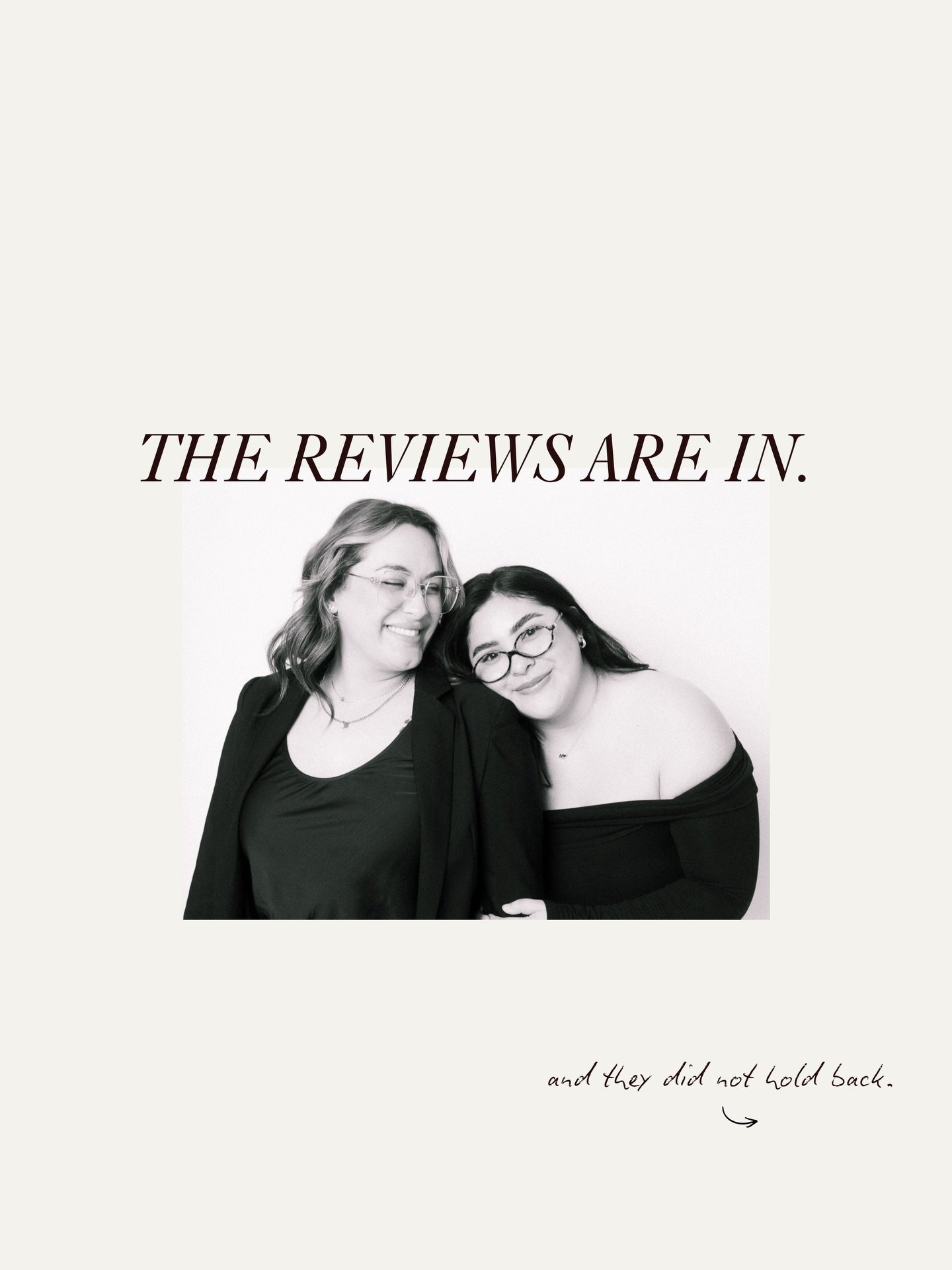 Thank you for trusting us with your skin, your health, and your time&hellip; and for taking a moment to share your experience. That kind of feedback helps us grow, refine, and keep raising the standard.

We&rsquo;re grateful for a community that valu