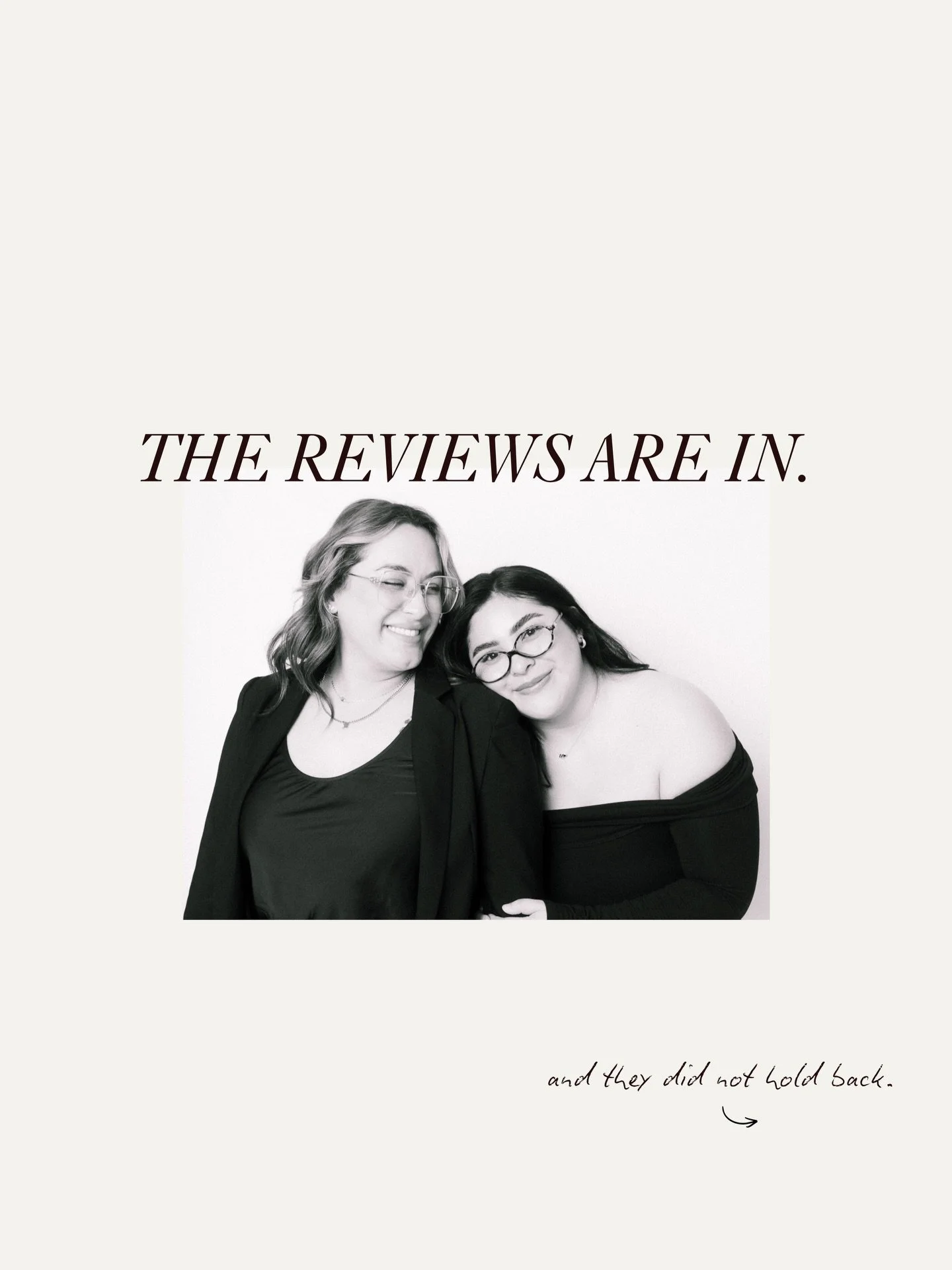 Thank you for trusting us with your skin, your health, and your time&hellip; and for taking a moment to share your experience. That kind of feedback helps us grow, refine, and keep raising the standard.

We&rsquo;re grateful for a community that valu