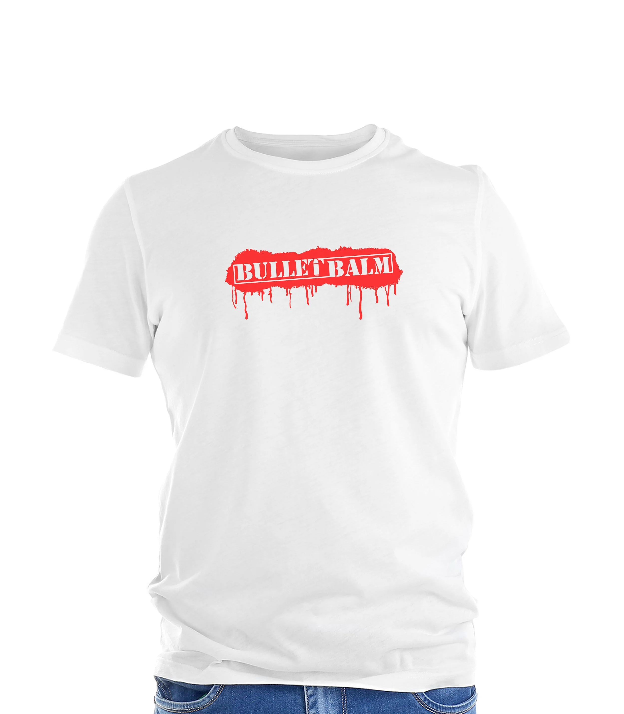 Logo Drip T Shirt Mockup (White Shirt Red Logo).jpg