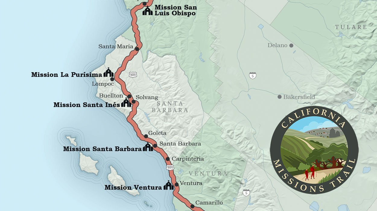 California Missions Trail – Santa Barbara County