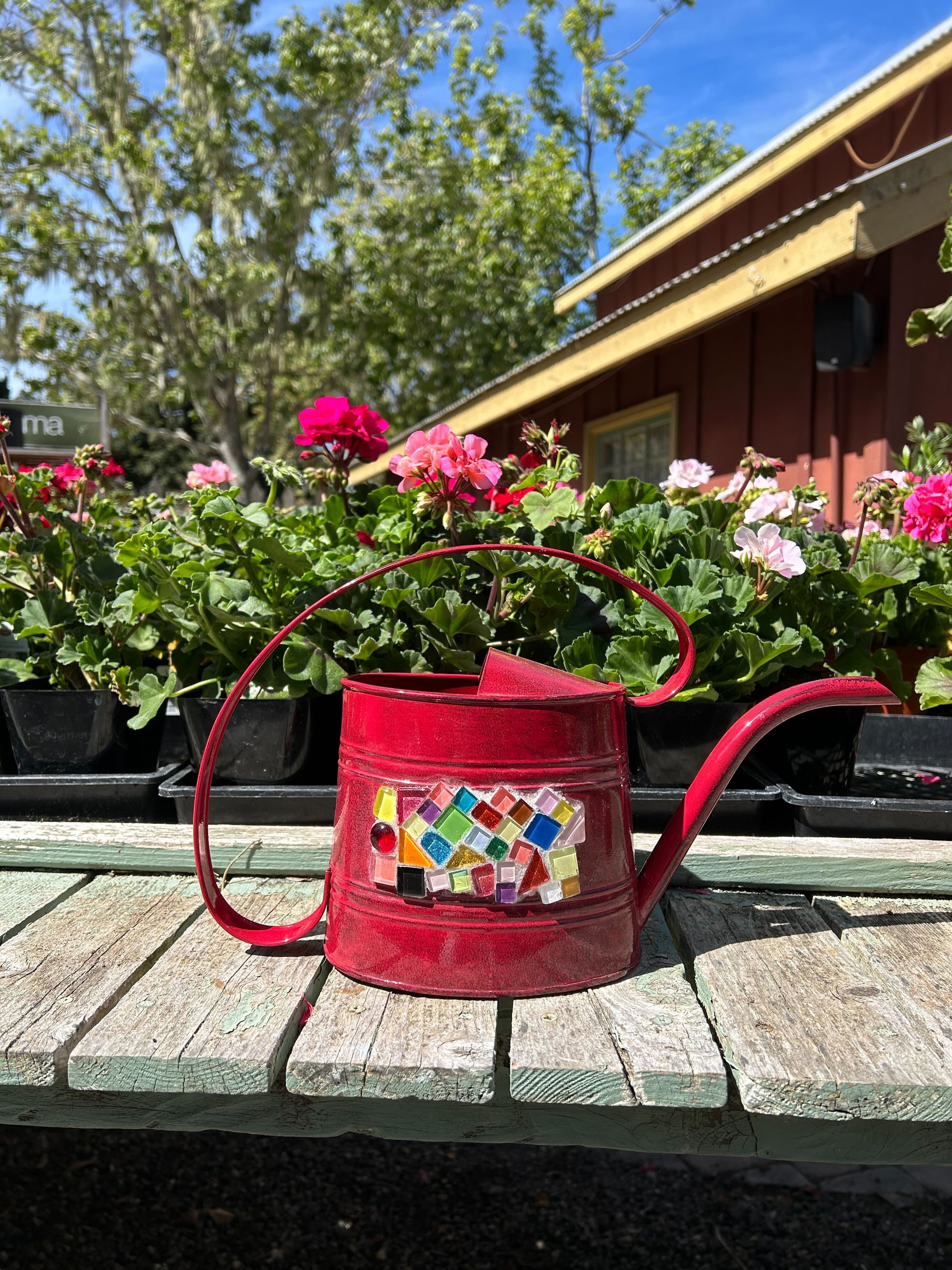 Mosaic Tile Watering Can Workshop