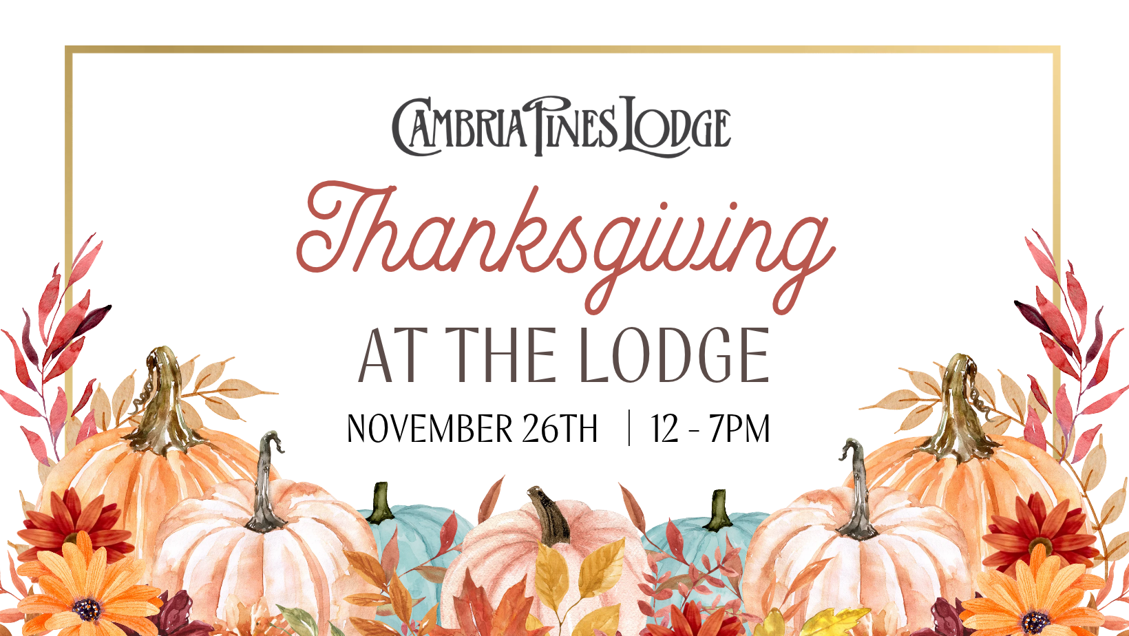 Thanksgiving at the Lodge