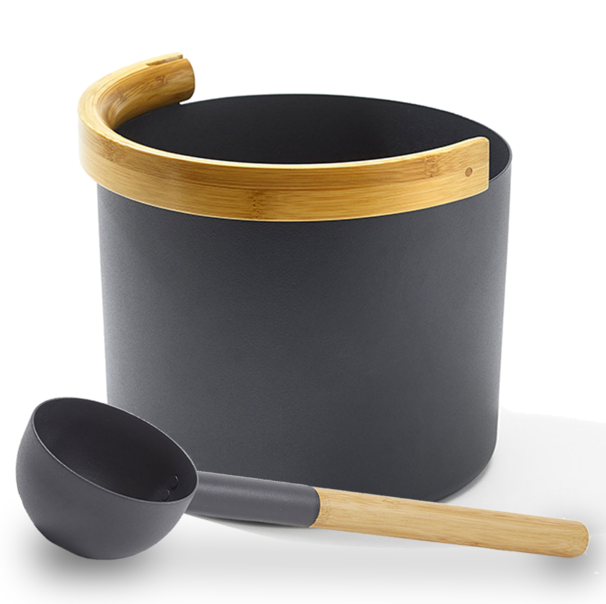 KOLO Bucket with Handle and Ladle Set