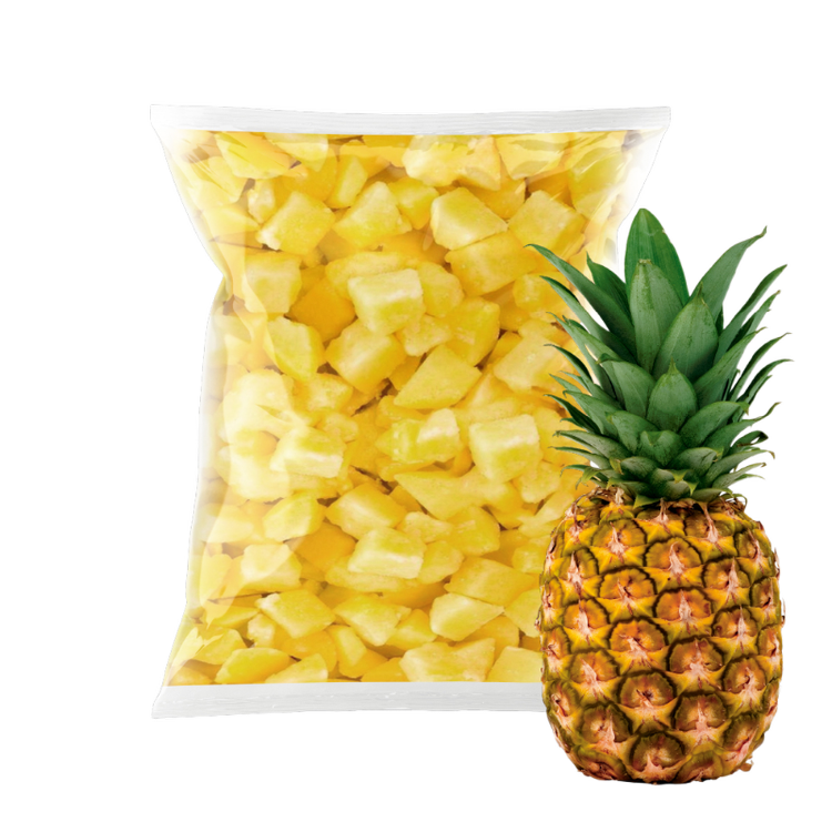 Frozen pineapple chunks