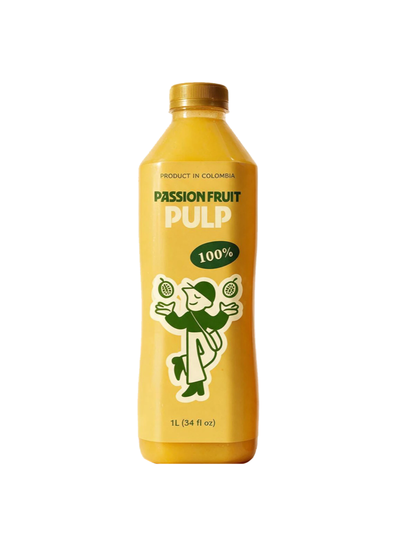 Passion Fruit Pulp 100%, 1L bottle