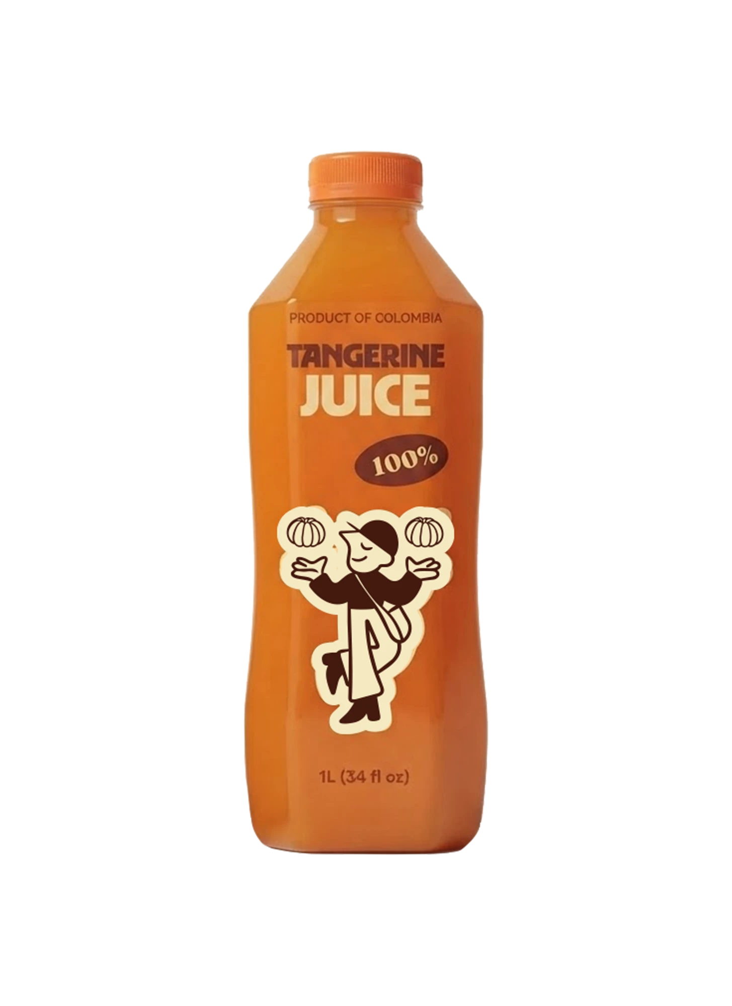 Tangerine Juice 100%, 1L bottle