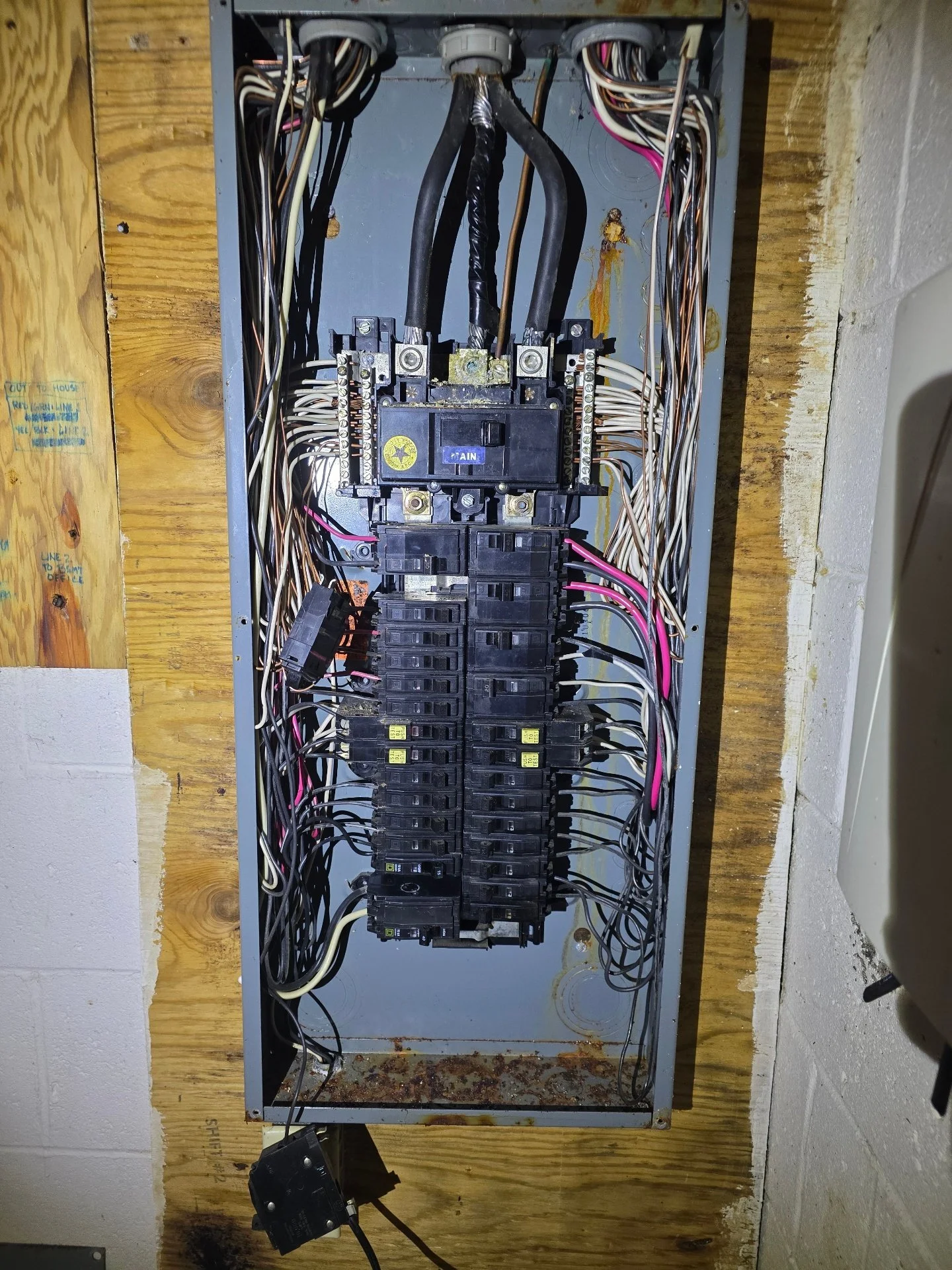 Panel Corrosion needed replaced 