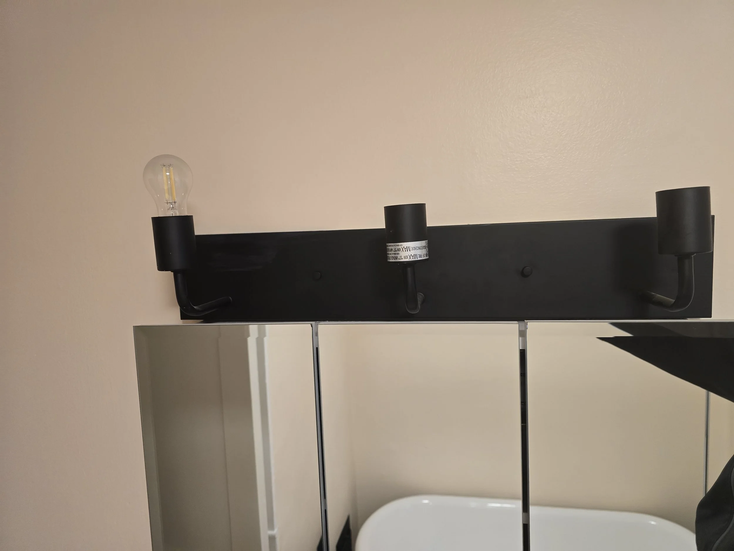 Replacing Vanity Light