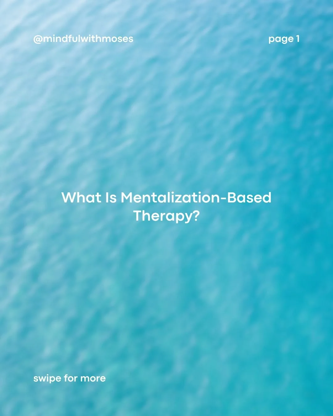 What is Mentalization-Based Therapy?
.
.
.
.
.
#mentalizationbasedtherapy
#mentalhealth
#therapyiscool