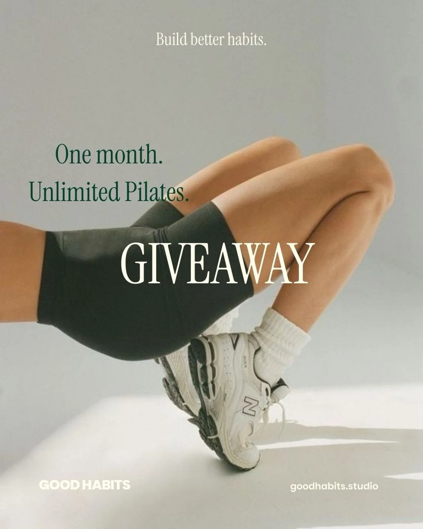 GIVEAWAY 🩵

Win one month of unlimited Pilates.

Already purchased the Challenge? You could win your membership back.

To enter:
&bull; Follow @goodhabits_pilates 
&bull; Like this post
&bull; Tag a friend (they must follow too)

Bonus entry:
Share 