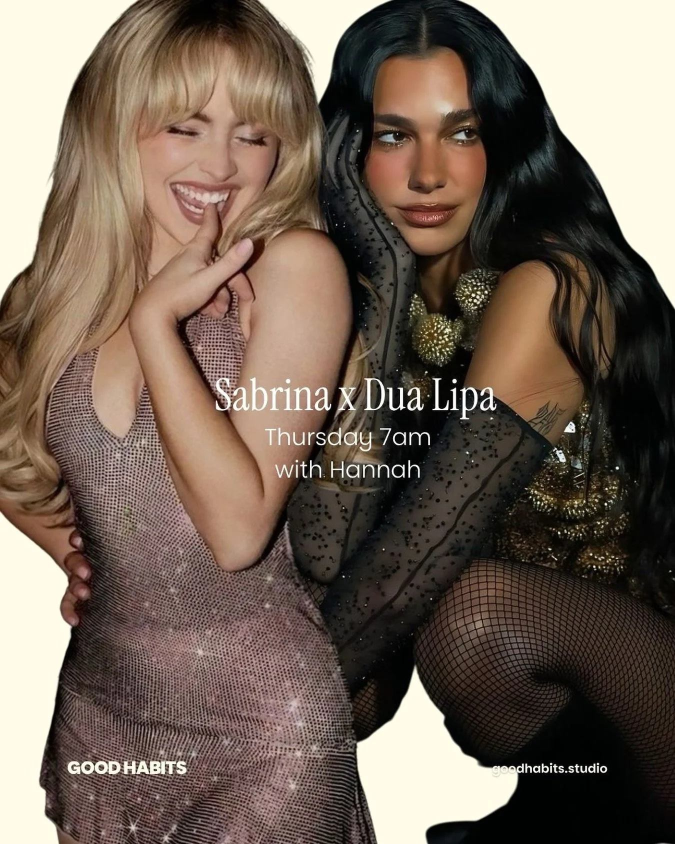 Do you want the Pilates mat tour? Your training season is here this Thursday at Good Habits with Hannah 🧘&zwj;♀️🎶 Sign up via Momence link in bio 🩵 #sabrina #dualipa #amsterdam #pilates