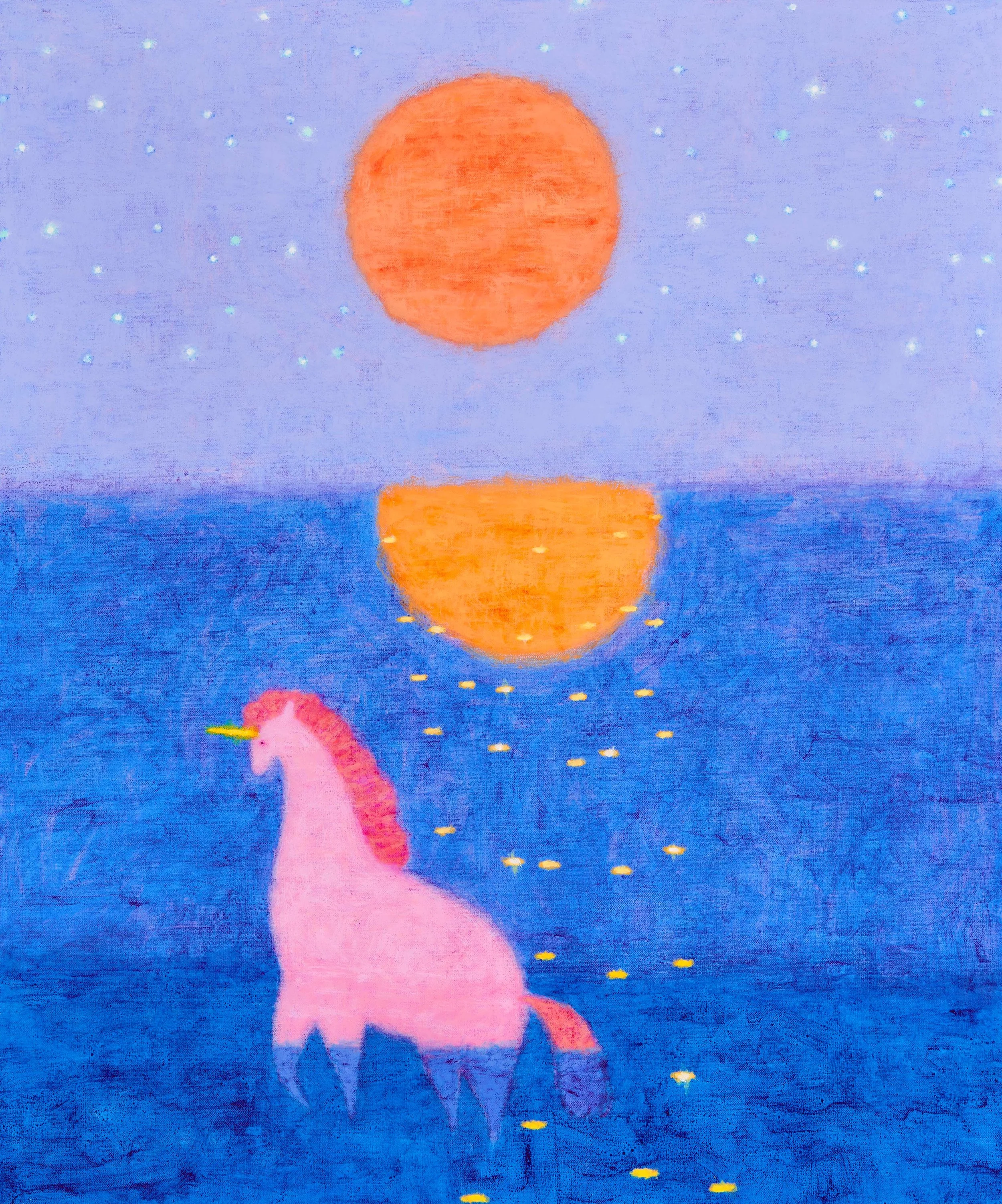 "Twilight", 2026, Acrylic on linen, 72.5x60.5cm