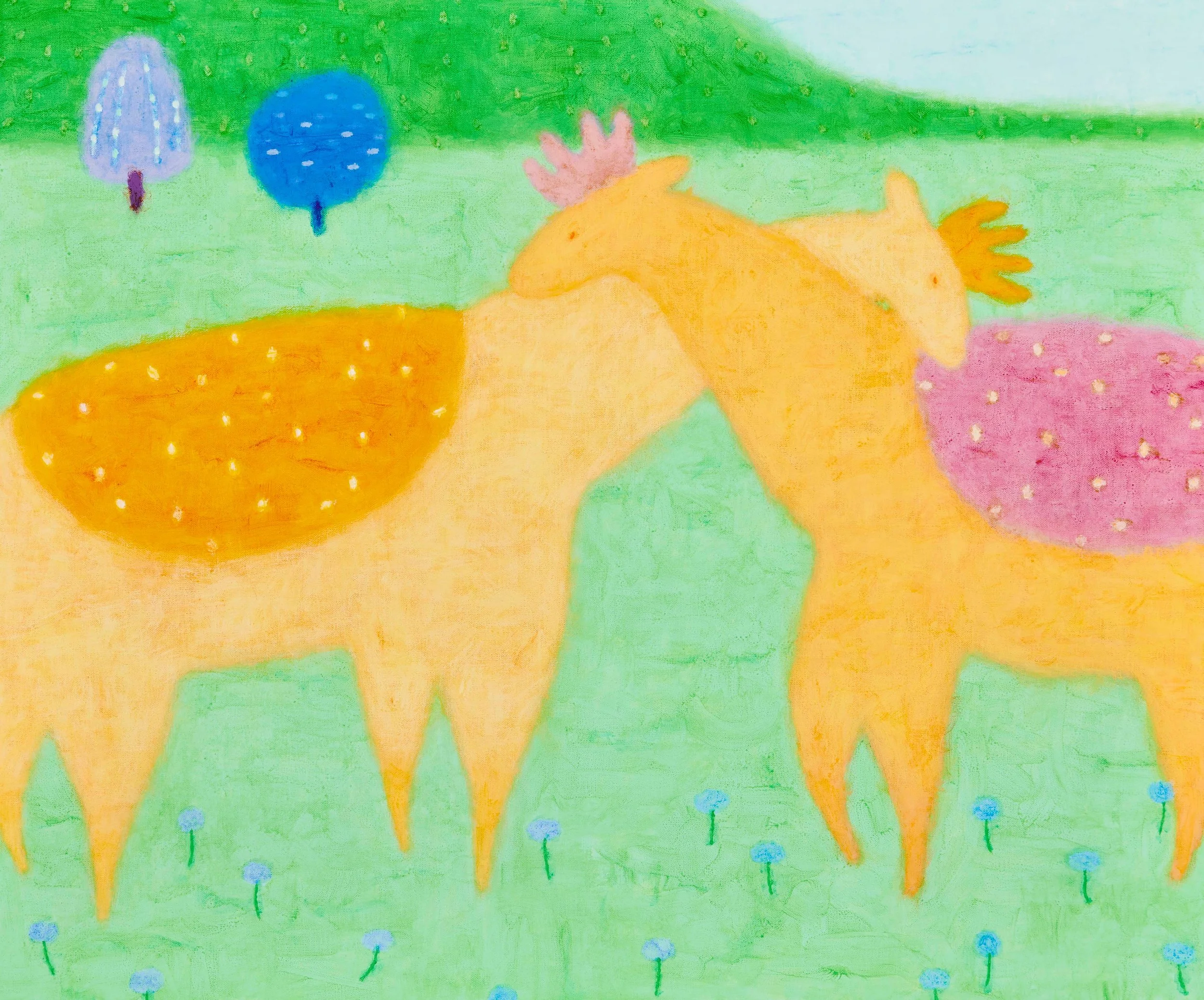 "The Only Place", 2026, Acrylic on linen, 60.5x72.5cm