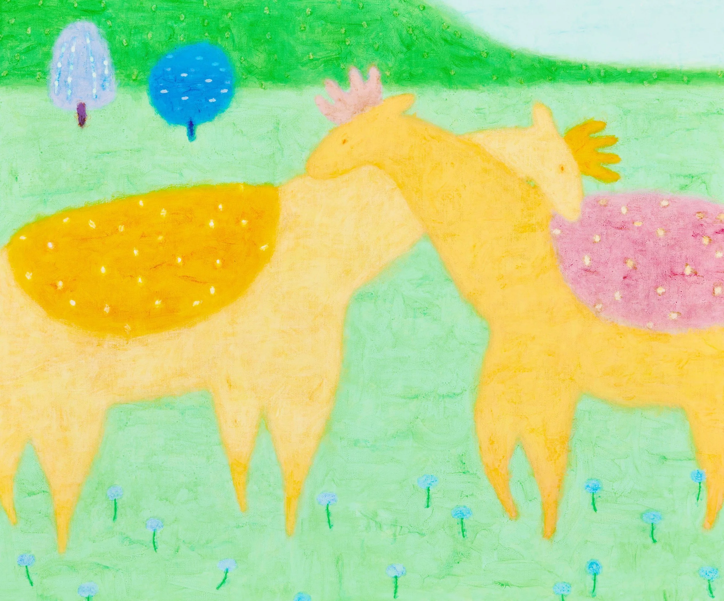 "The Only Place", 2026, Acrylic on linen, 60.5x72.5cm