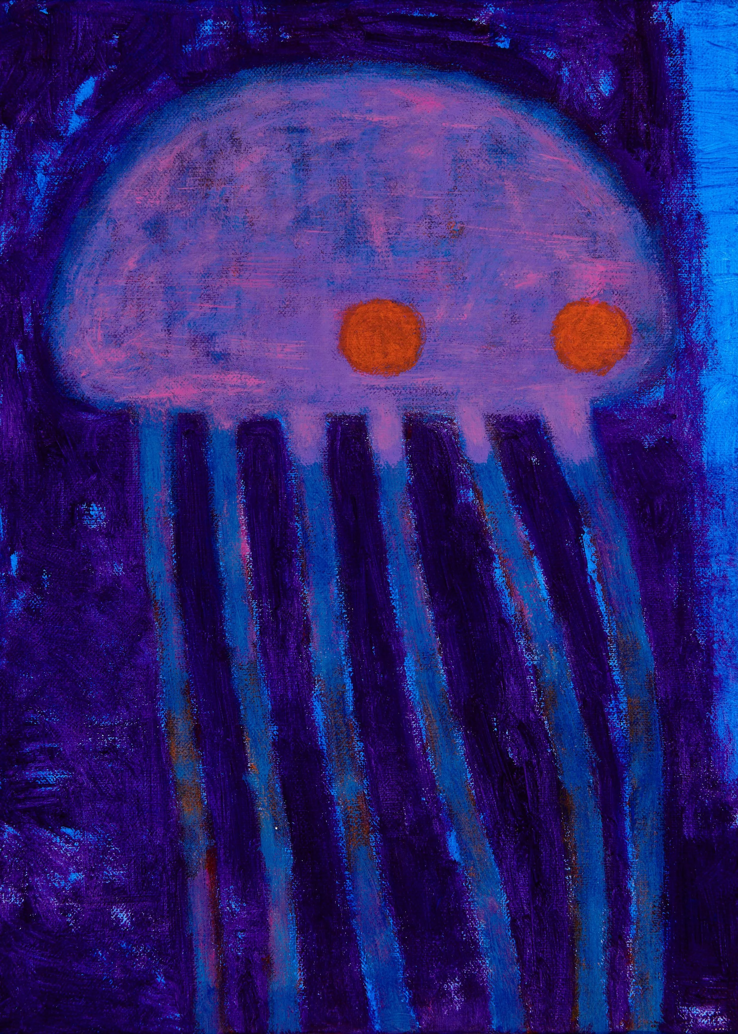 "Bad Dream", 2025, Acrylic on linen, 33x24cm