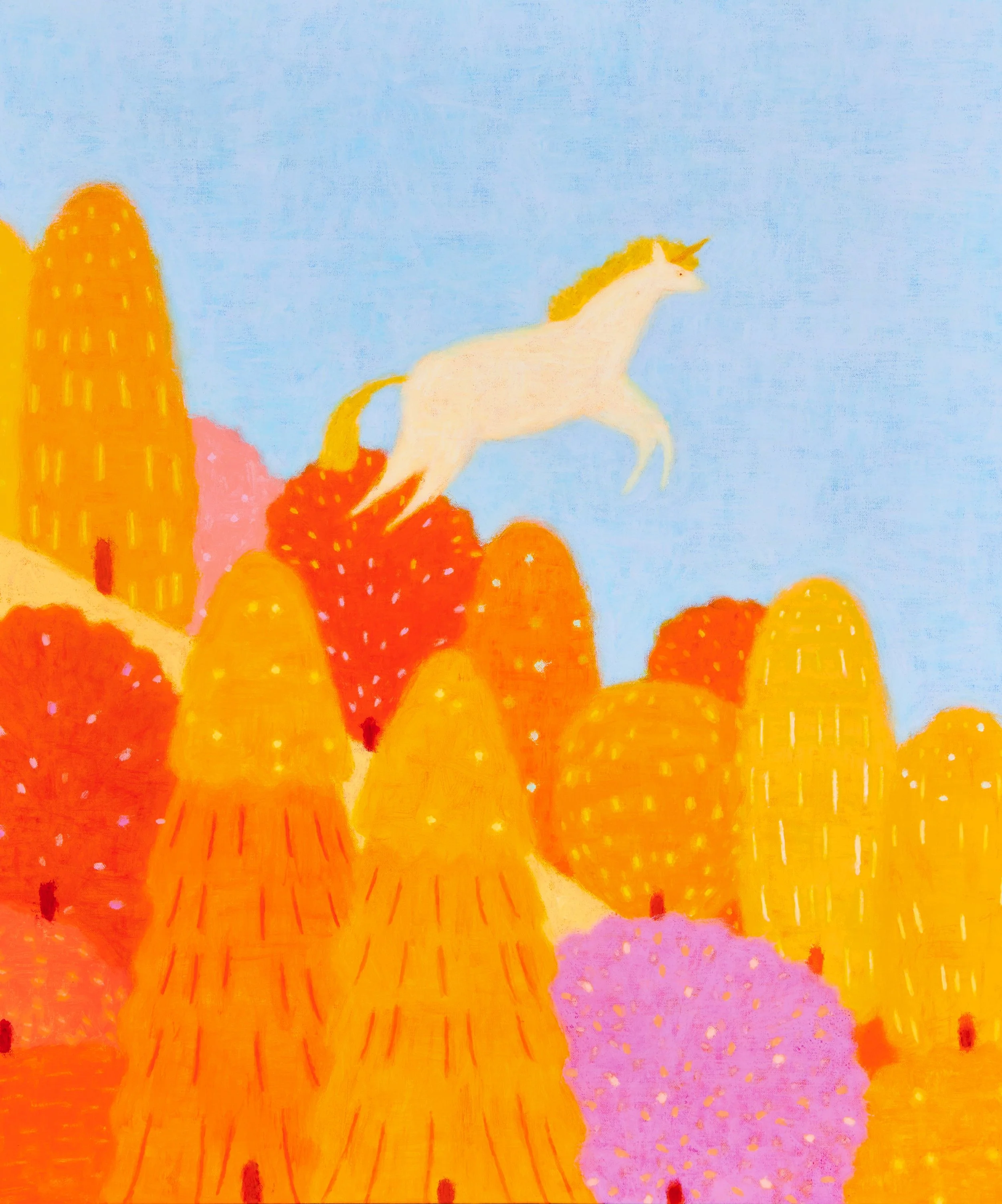 "The Invisible Wings", 2026, Acrylic on canvas, 72.5x60.5cm