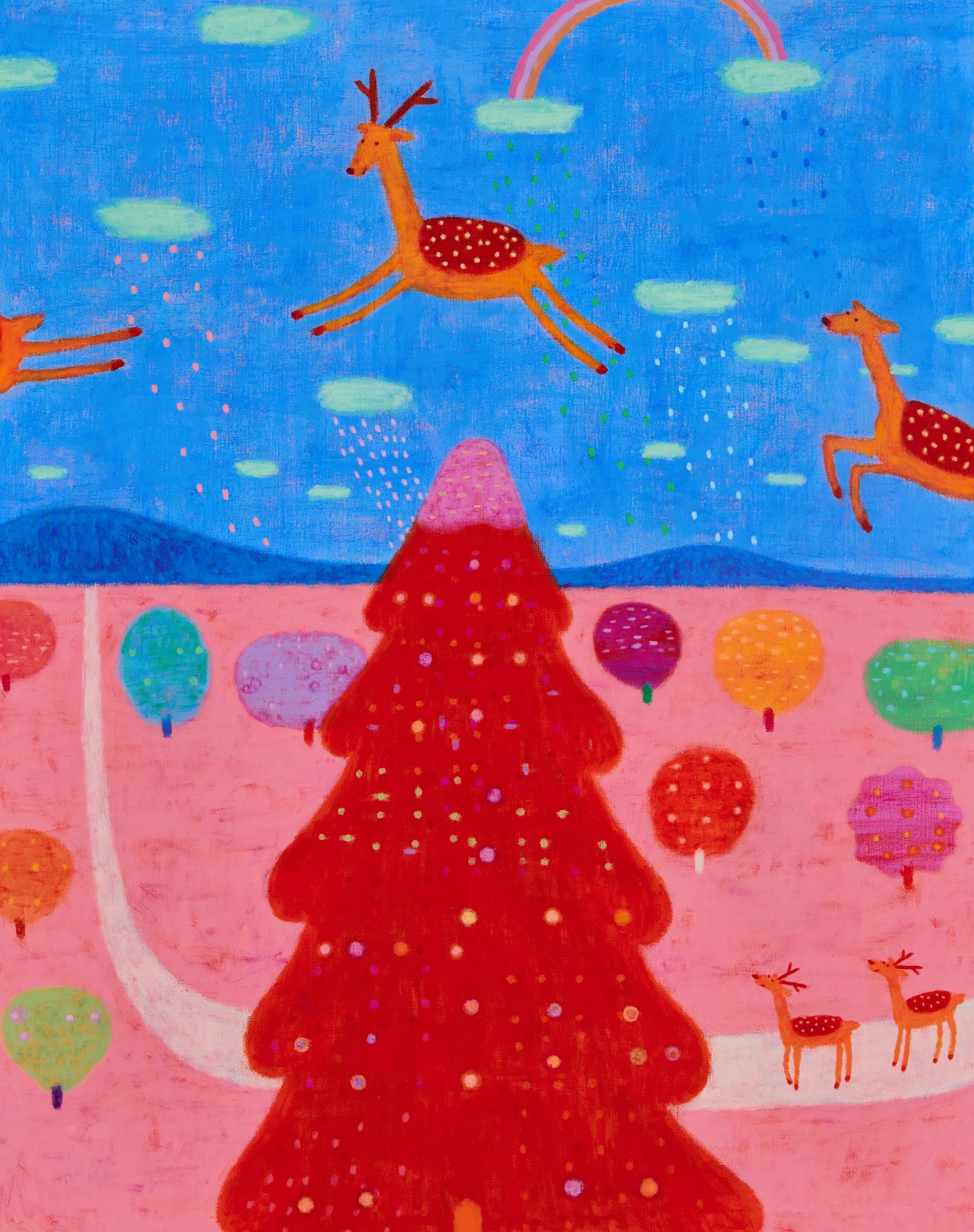 "Playtime", 2025, Acrylic on linen, 91x72.5cm