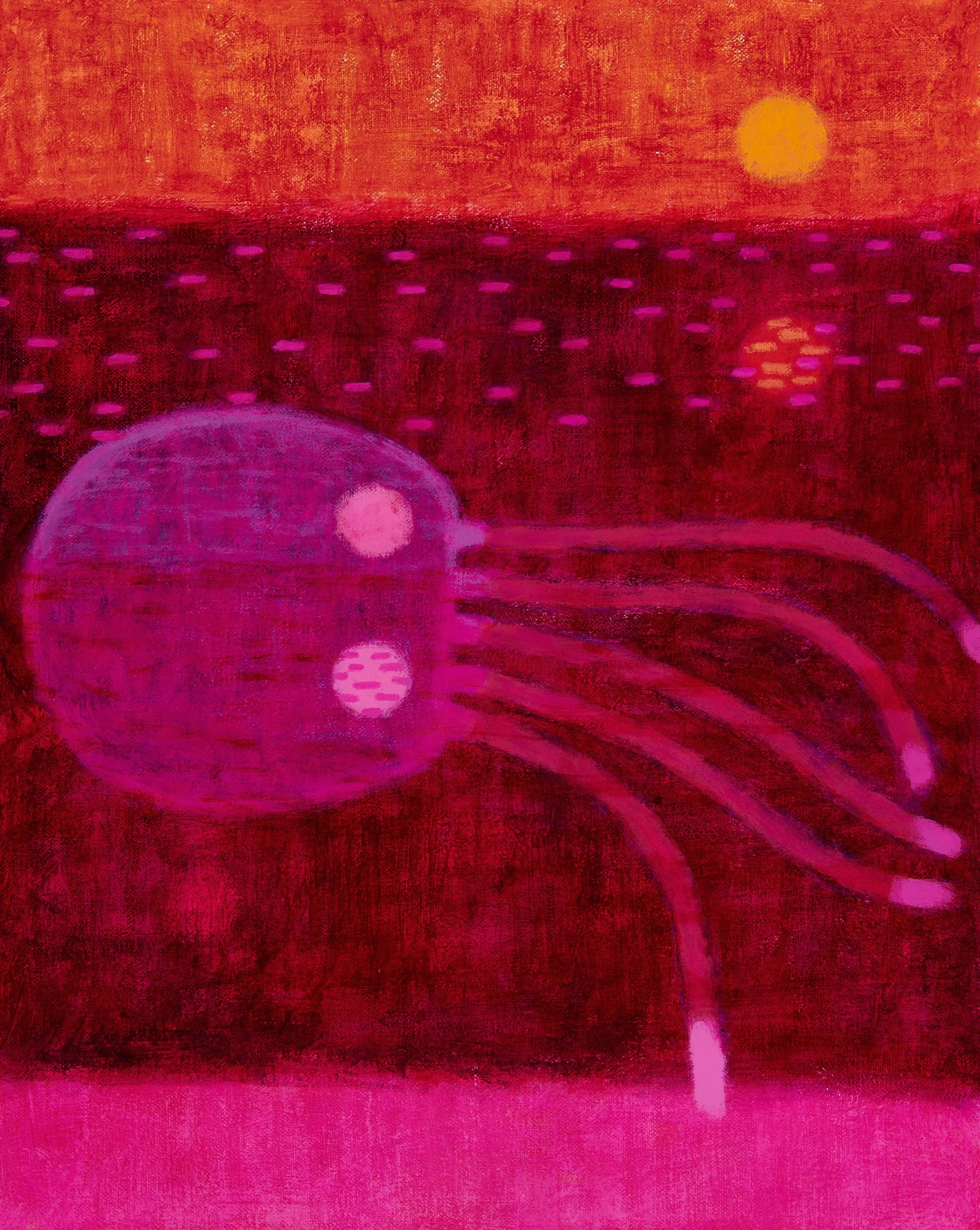 "Sad Song", 2025, Acrylic on linen, 40x32cm