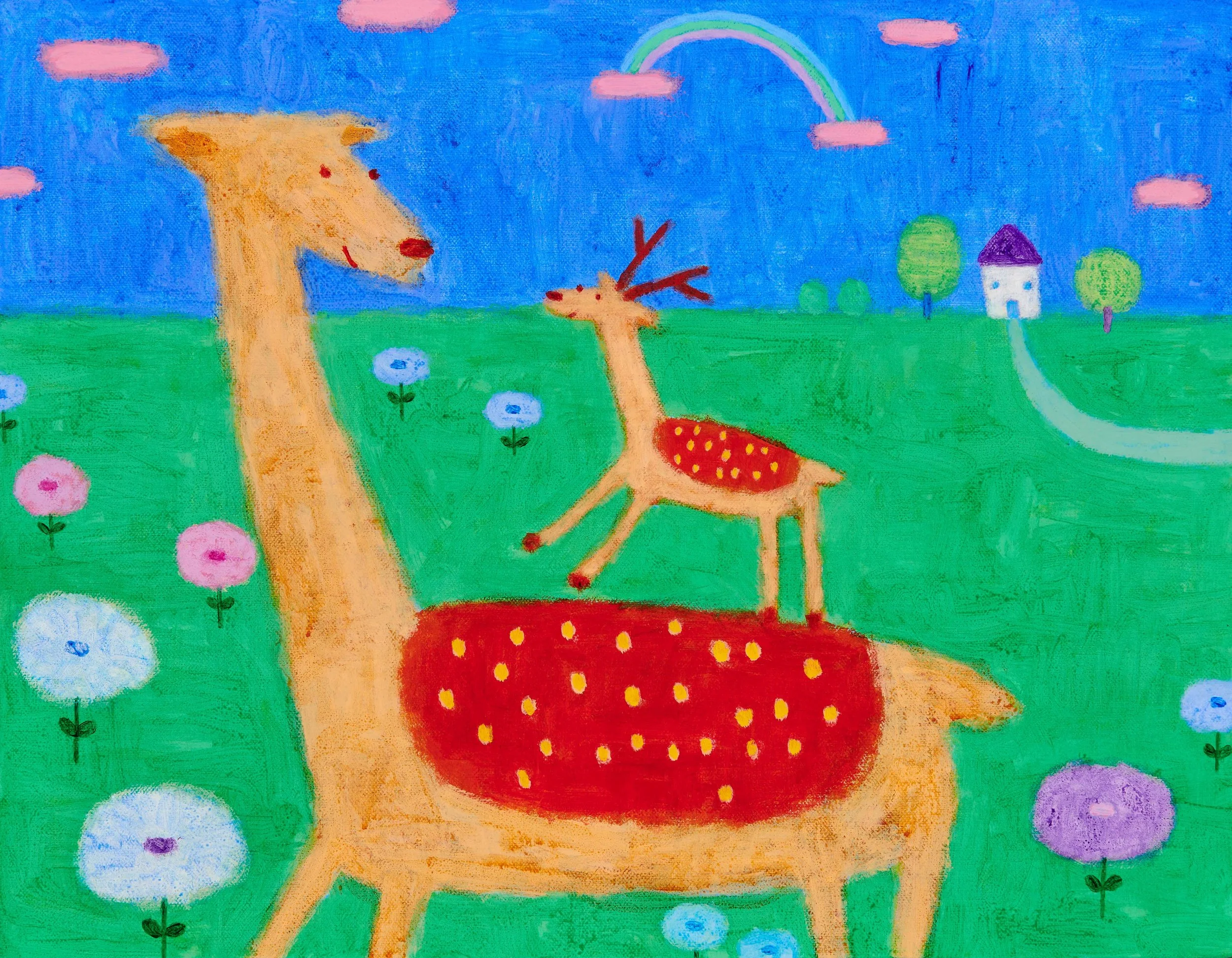 "Away", 2025, Acrylic on linen, 31.5x40.5cm