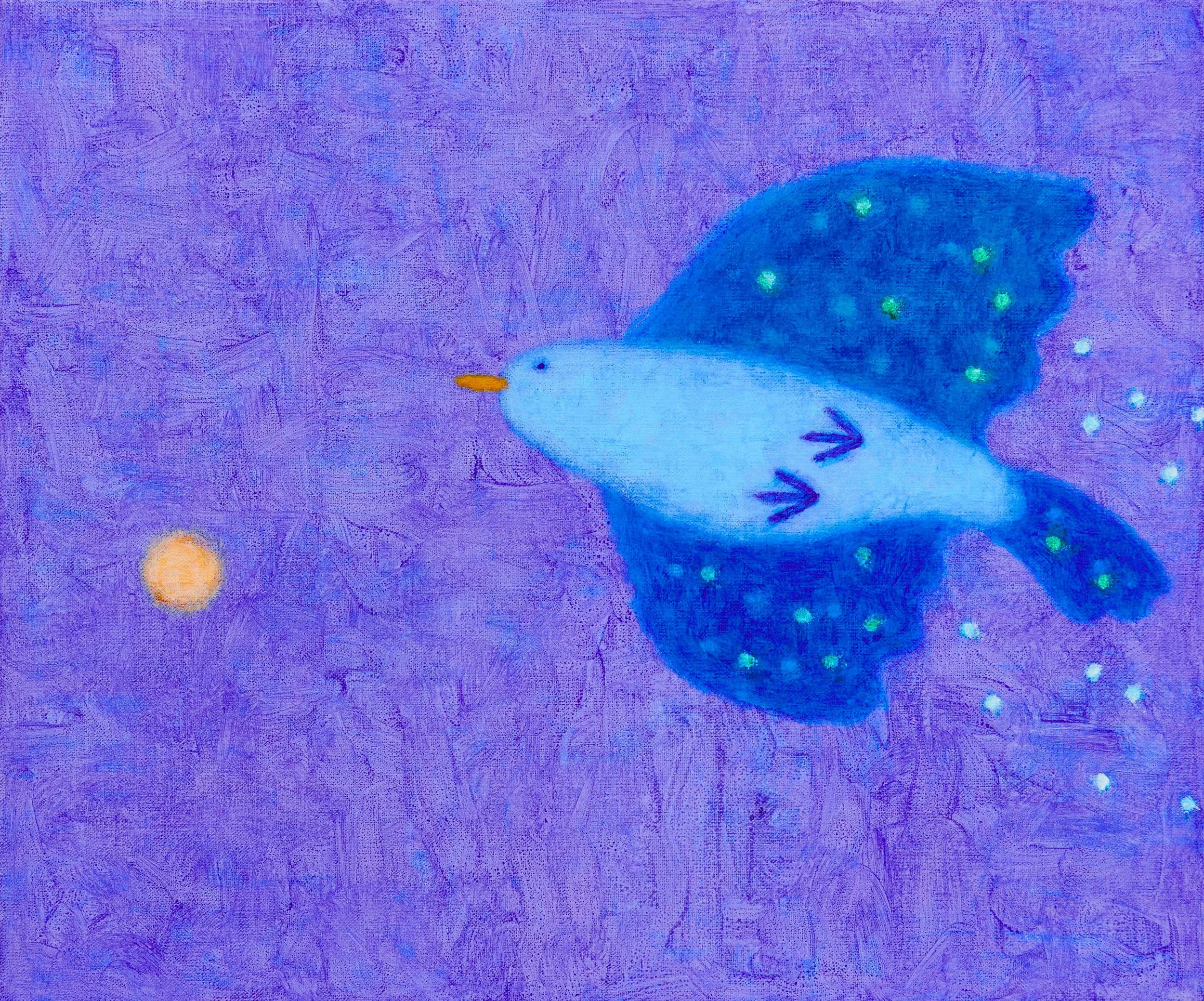 “A Flicker of Light”, 2025, Acrylic on linen, 38x45.5cm