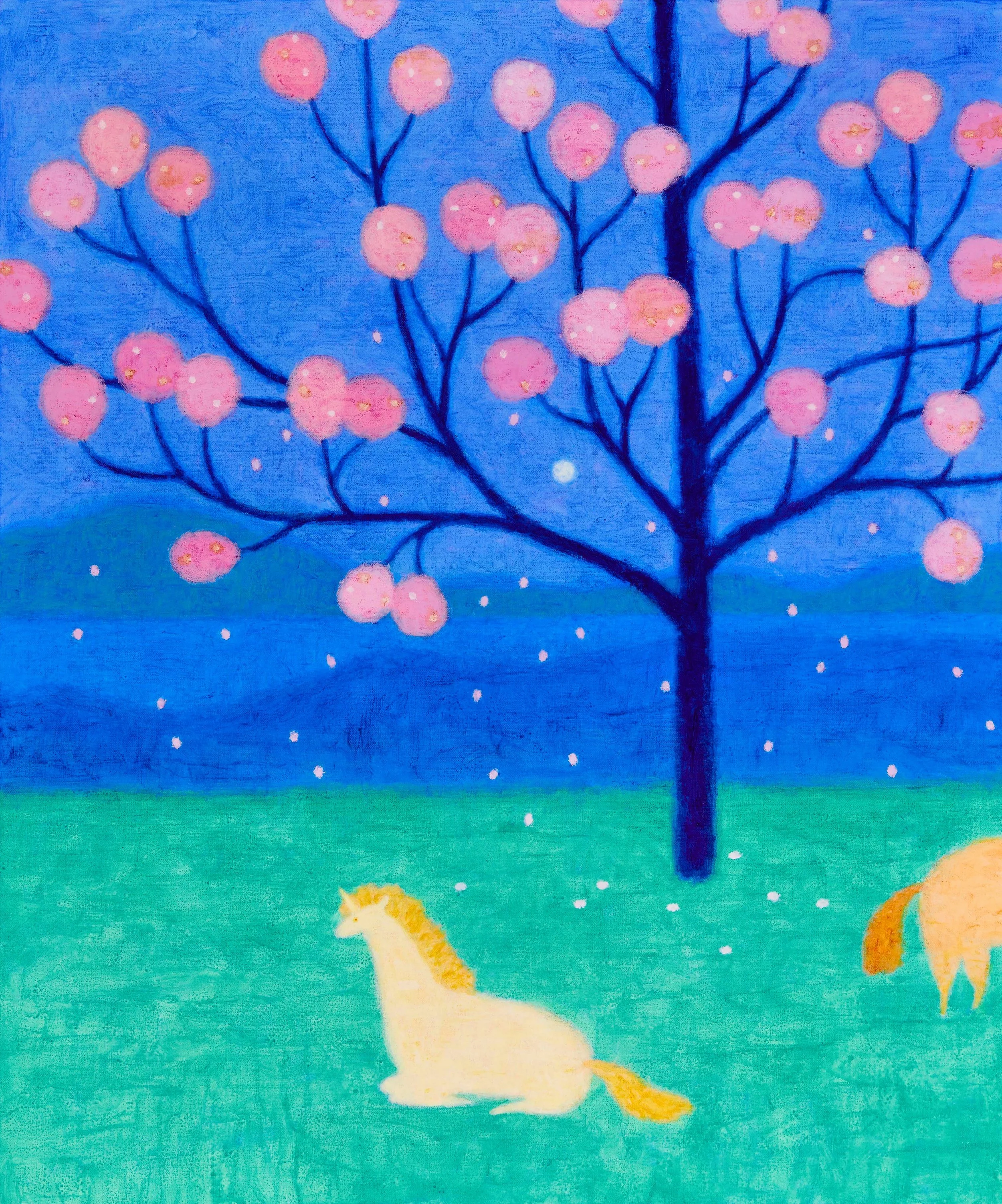 "Hush Hush", 2026, Acrylic on linen, 72.5x60.5cm