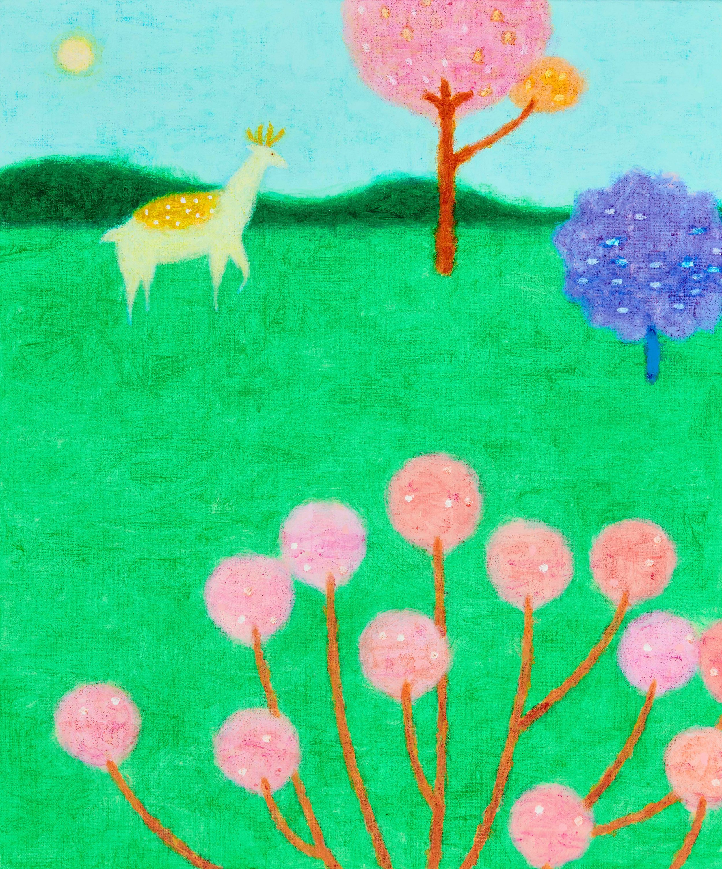 "A Slow Day No.01", 2026, Acrylic on linen, 45.5x38cm