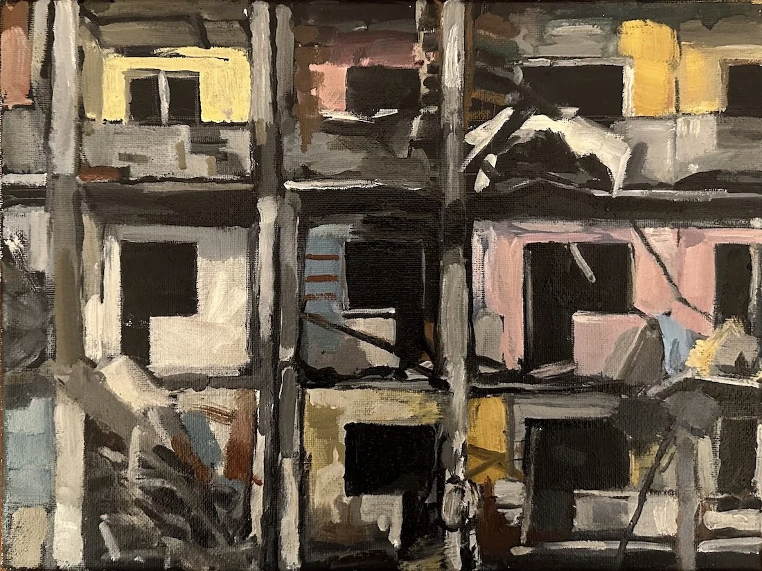 Swatches for Interior Decorators, oil on canvas, 8"x10"