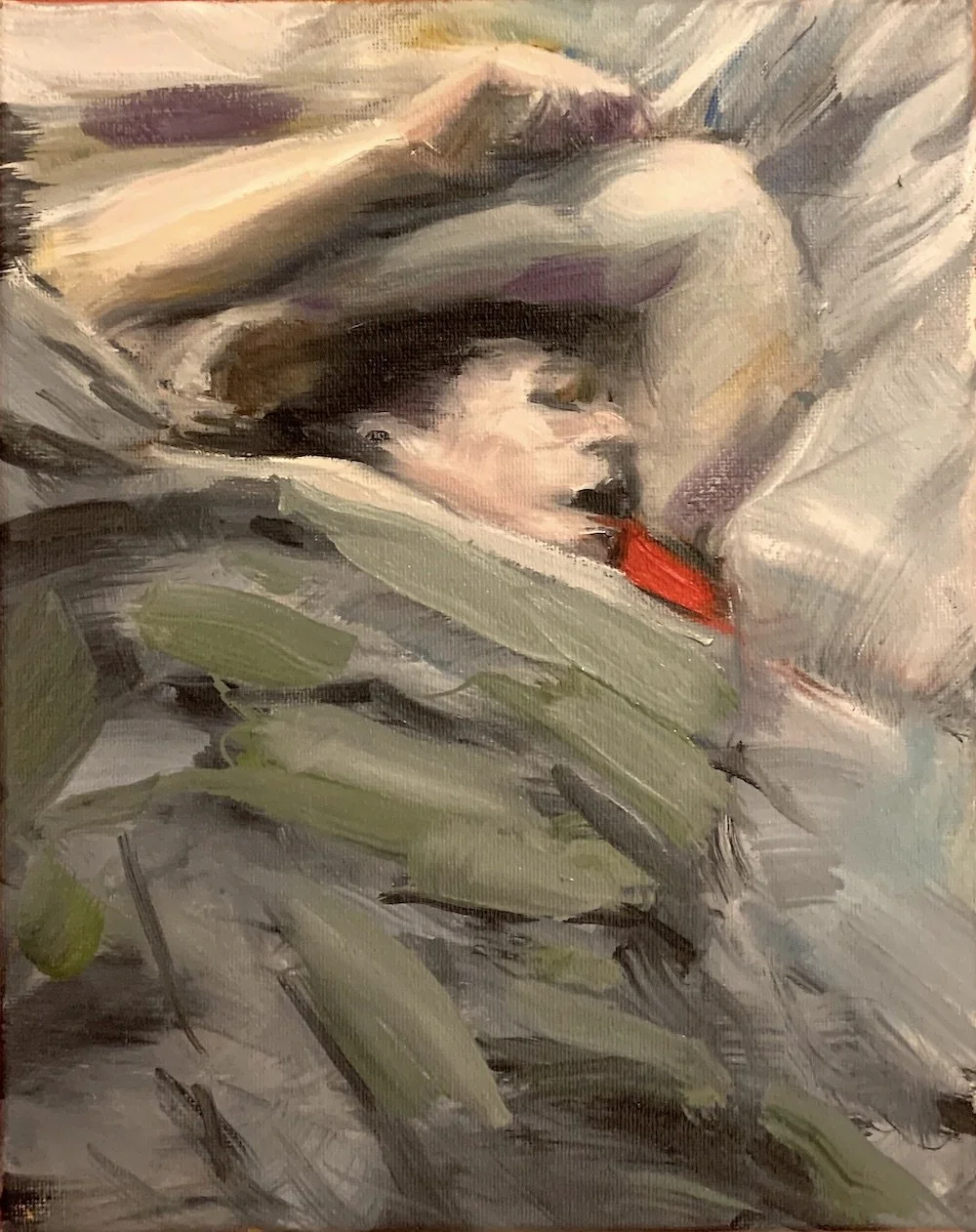 Morning, oil on canvas, 10"x8"
