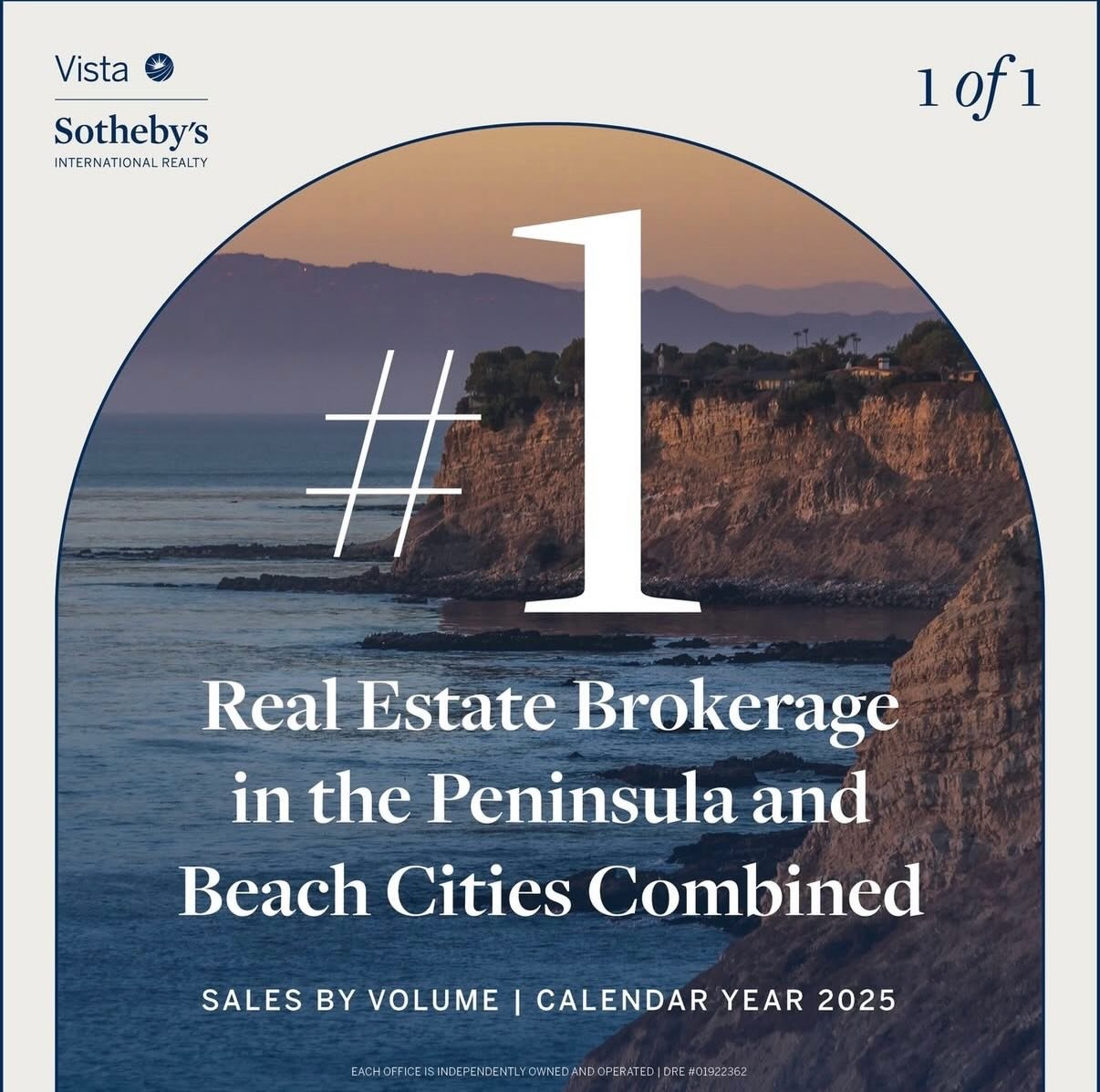 It&rsquo;s a great feeling to be apart of such a wonderful Brokerage here in the South Bay! @vista_sir